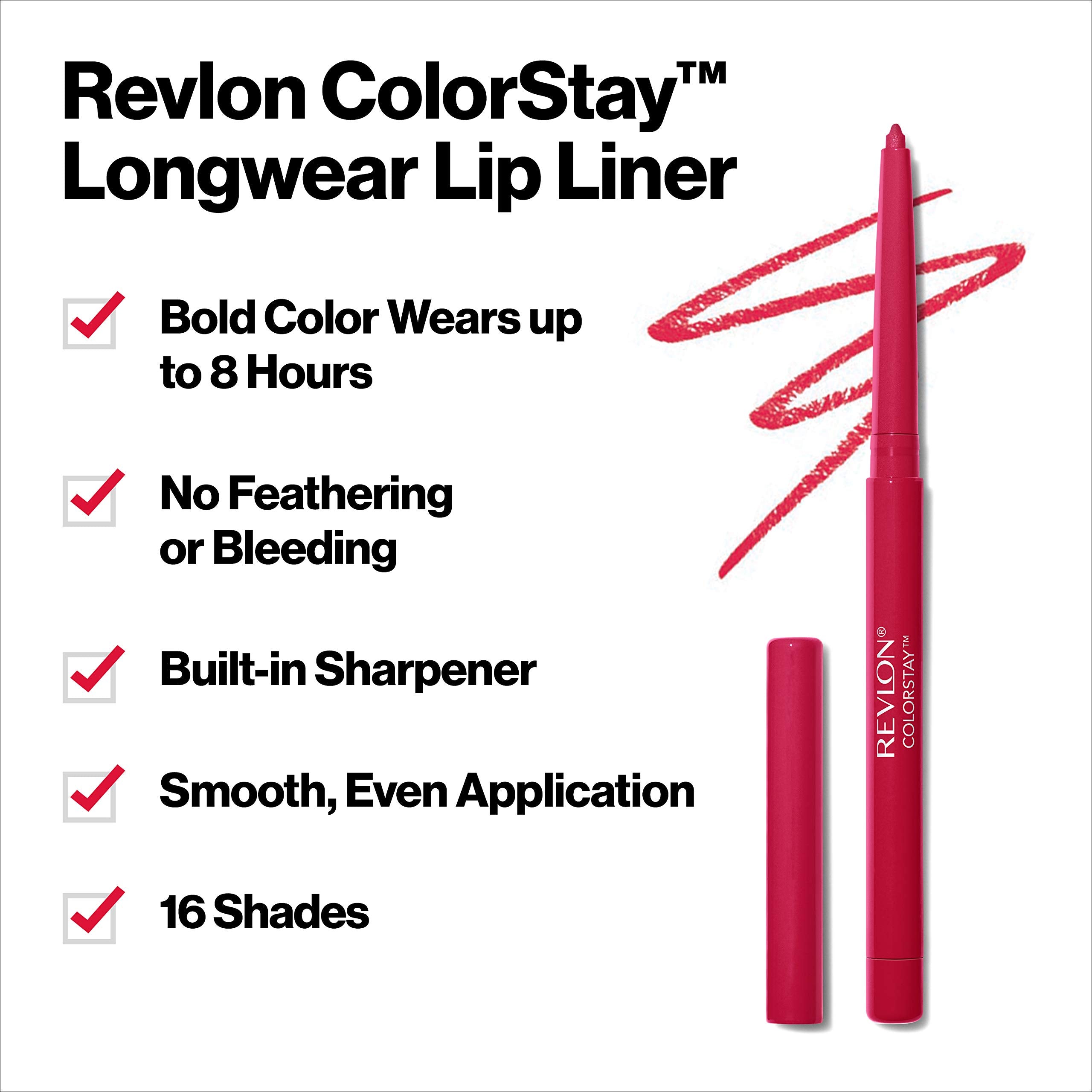 Revlon Colorstay Lipliner, Plums 060, 0.01 Ounce (28 G)