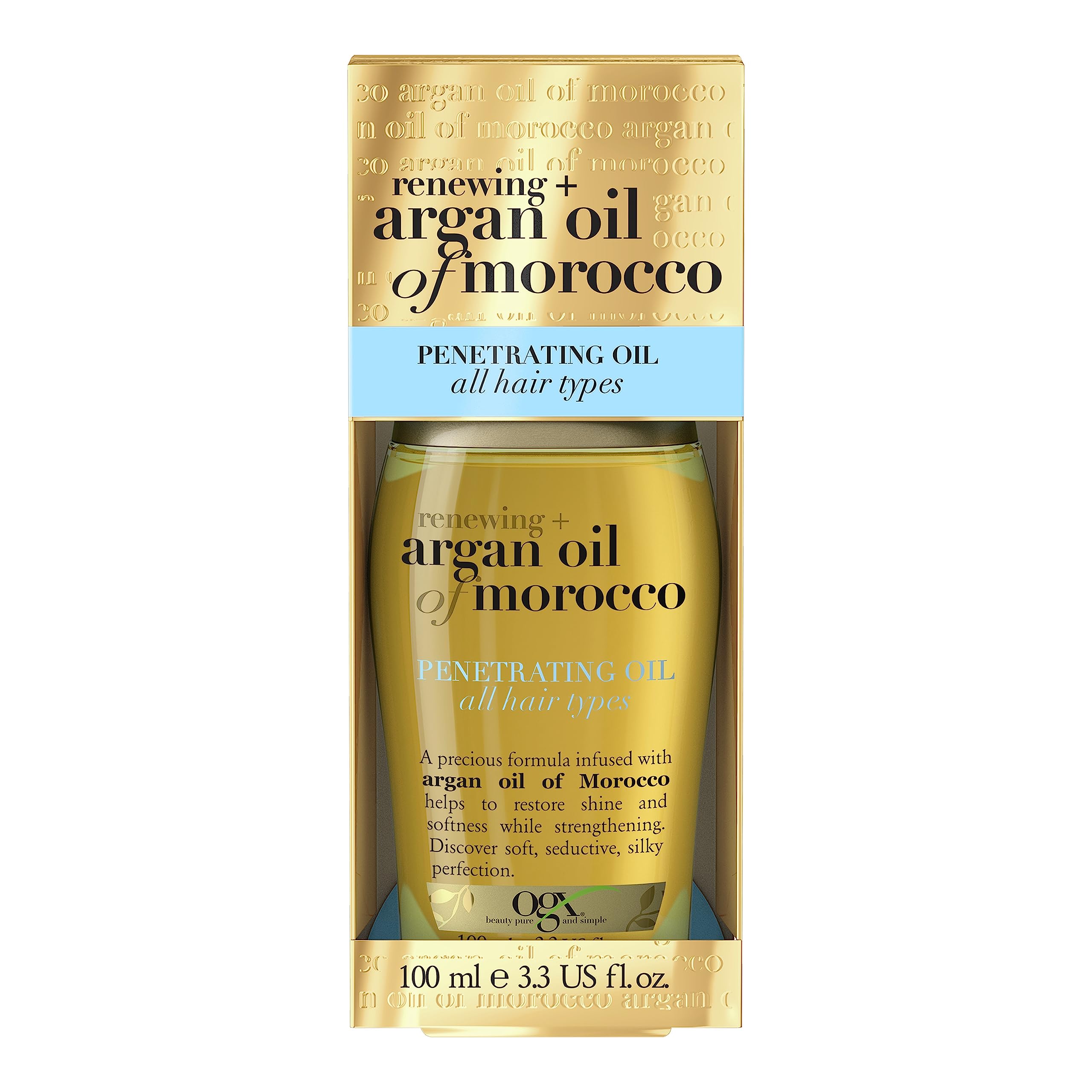OgX Argan Oil of Morocco Penetrating Hair Oil for Dry Hair, 100 ml