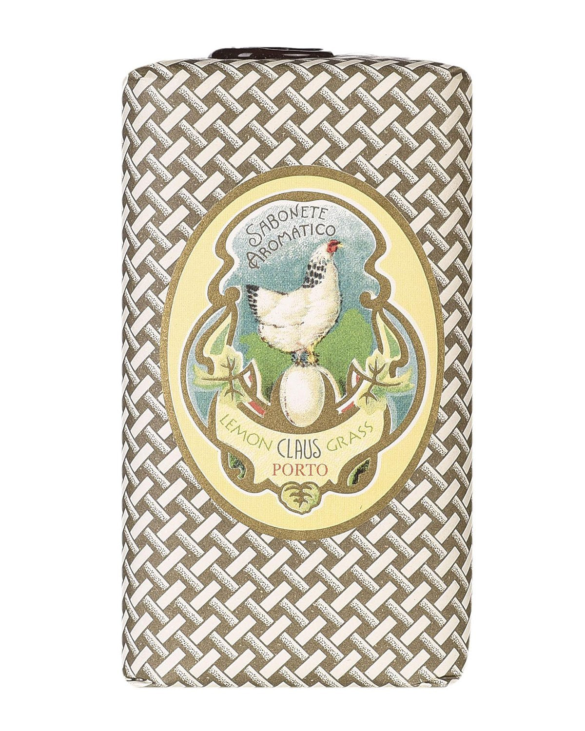 Claus Porto Chicken Wax Sealed Soap Bar, Lemongrass, 5.3 oz
