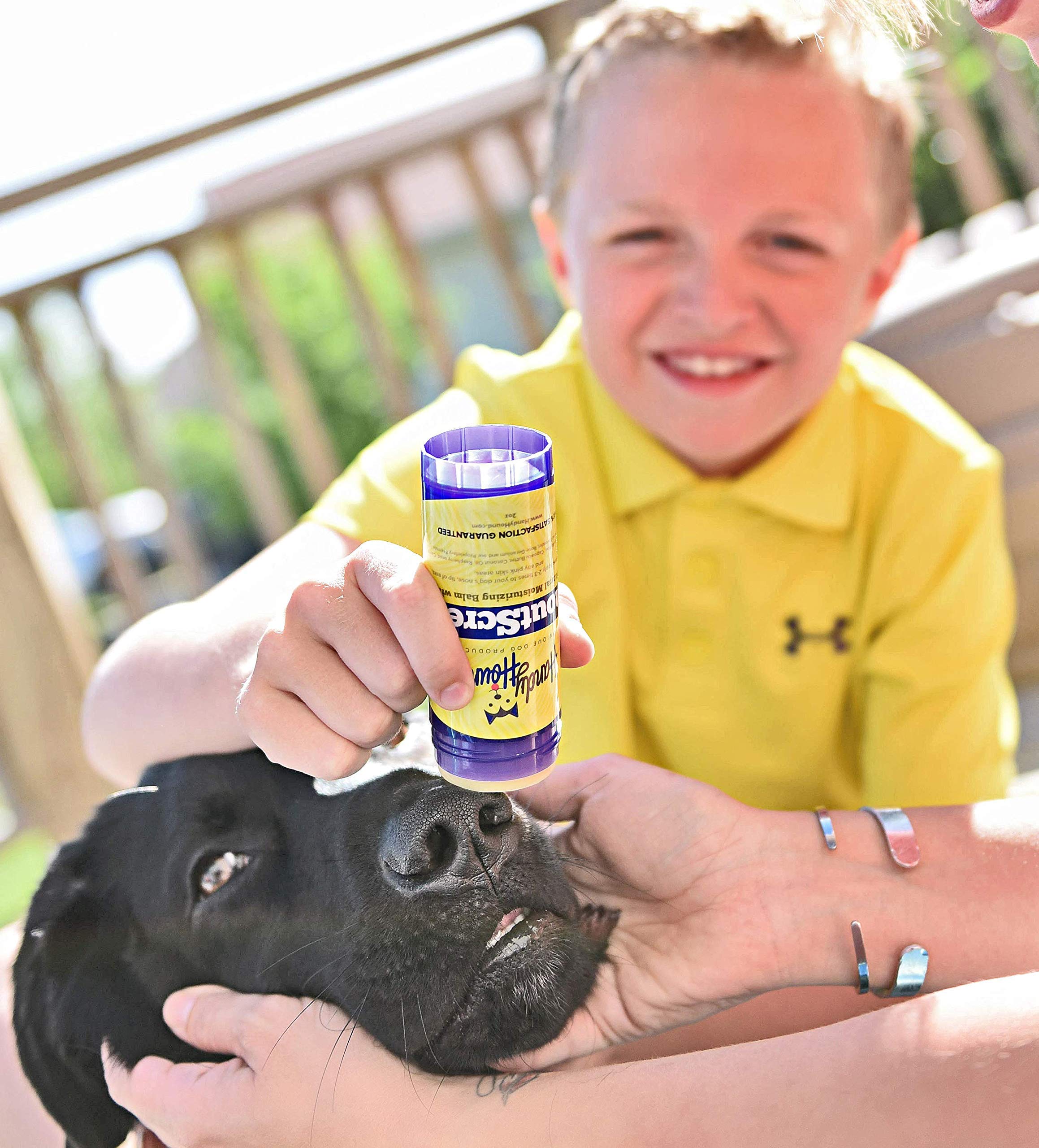 Handy Hound Snoutscreen - All-Natural Organic Vet-Recommended Dog Nose Balm And Paw Balm With Natural Sunscreen - Made In The Us