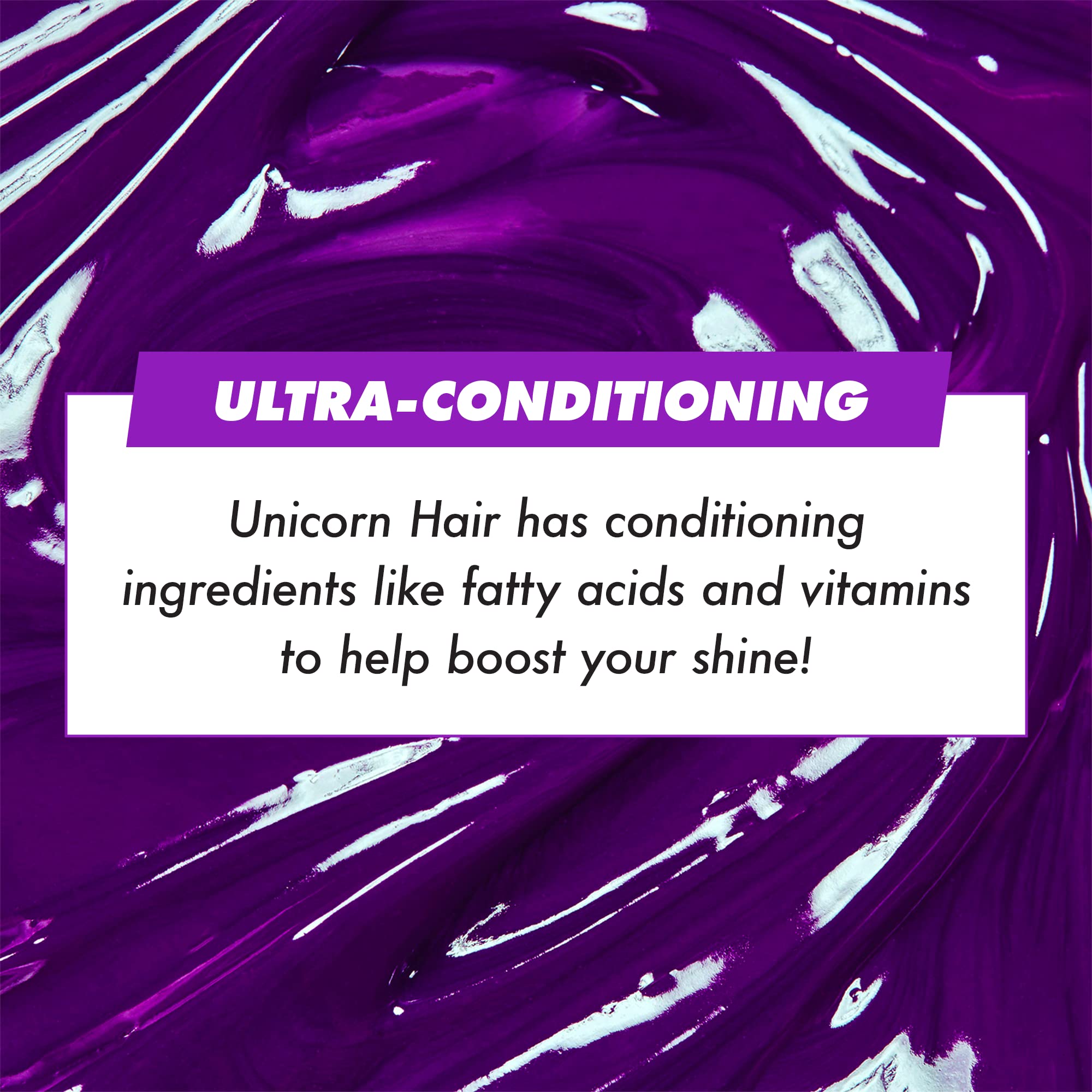Lime Crime Unicorn Hair Dye Full Coverage, Genie (Deep Violet Purple) - Vegan And Cruelty Free Semi-Permanent Color Conditions &