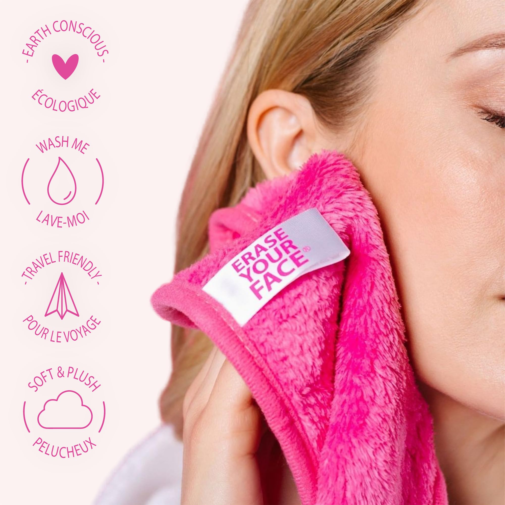 Make-up Removing Cloths 4 Count, Erase Your Face By Danielle Enterprises Enterprises Enterprises