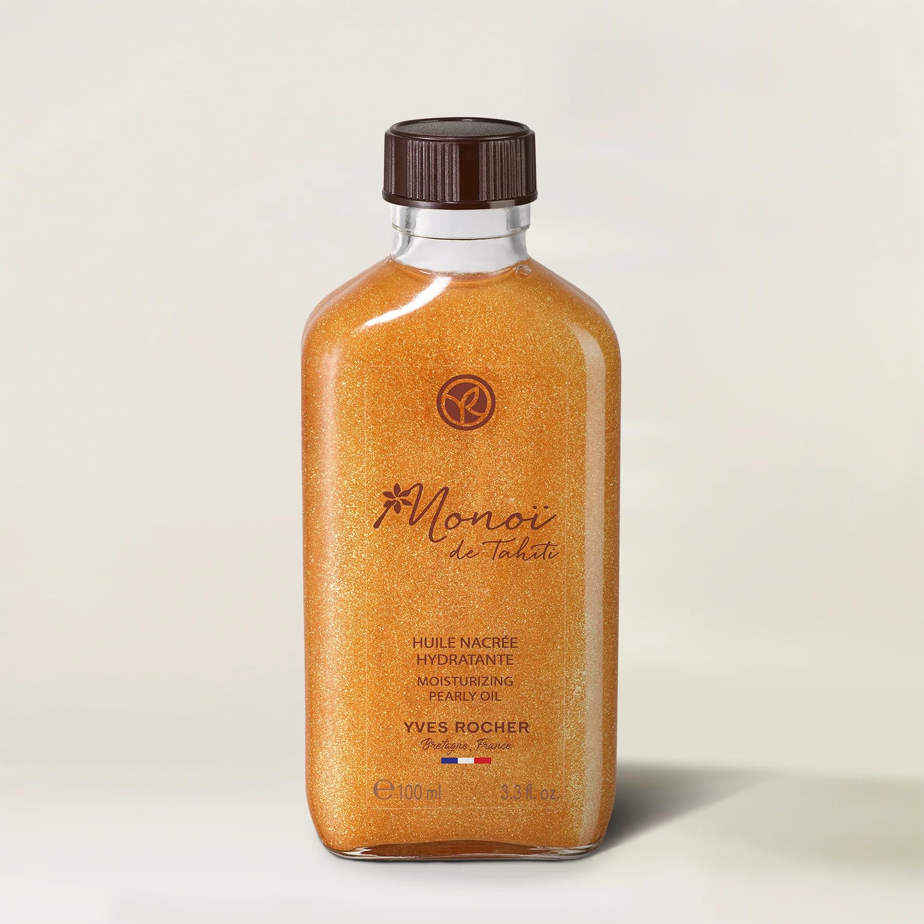Yves Rocher Mono de Tahiti Monoi Moisturizing Pearly Body Shimmering Oil Summer Collection 100 ml./3.3 fl.oz.