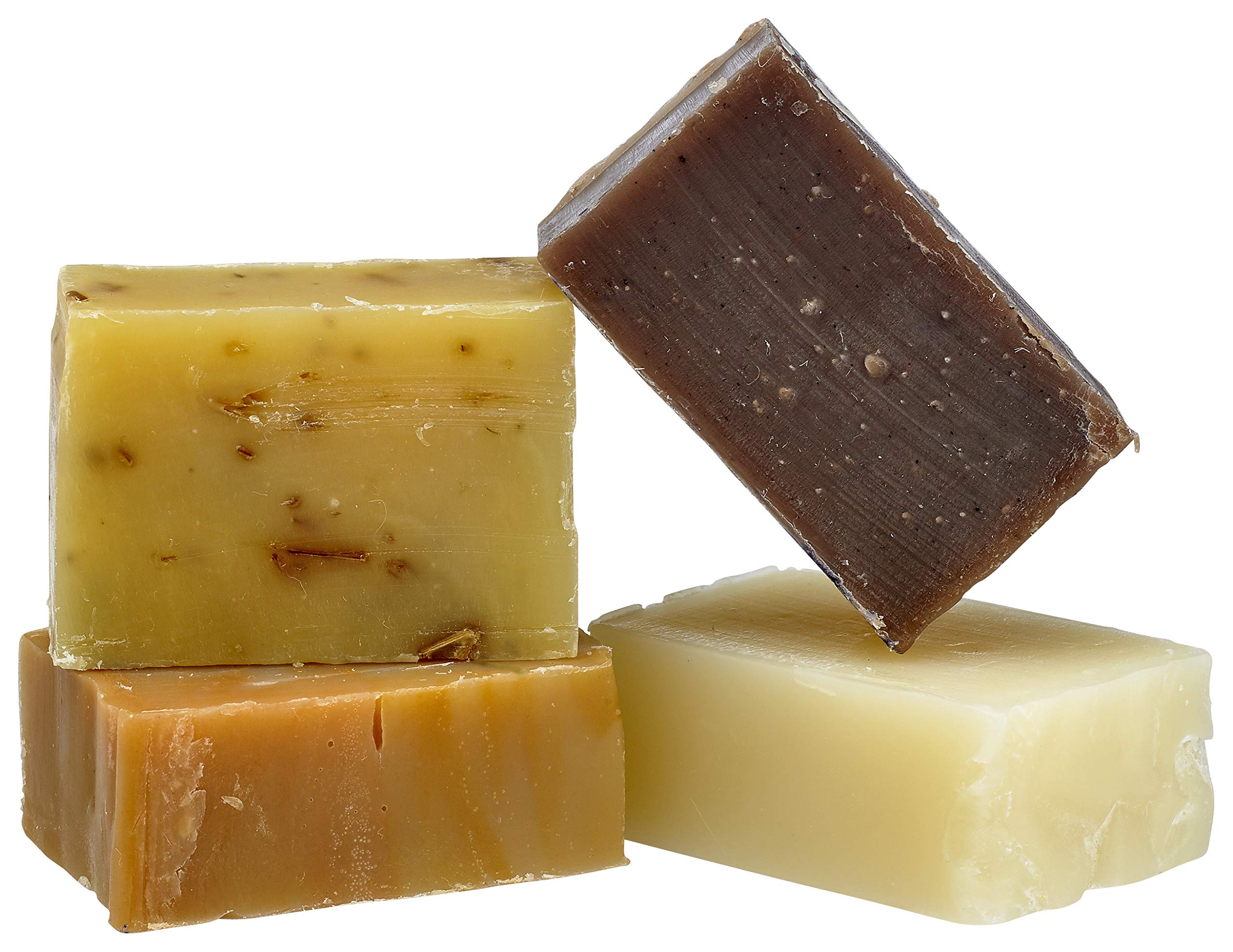 Fabulous Frannie Aromatherapy All Natural Herbal Family Favorites Protect, Sleep, Orange Vanilla and Lemongrass Soap Sampler Set