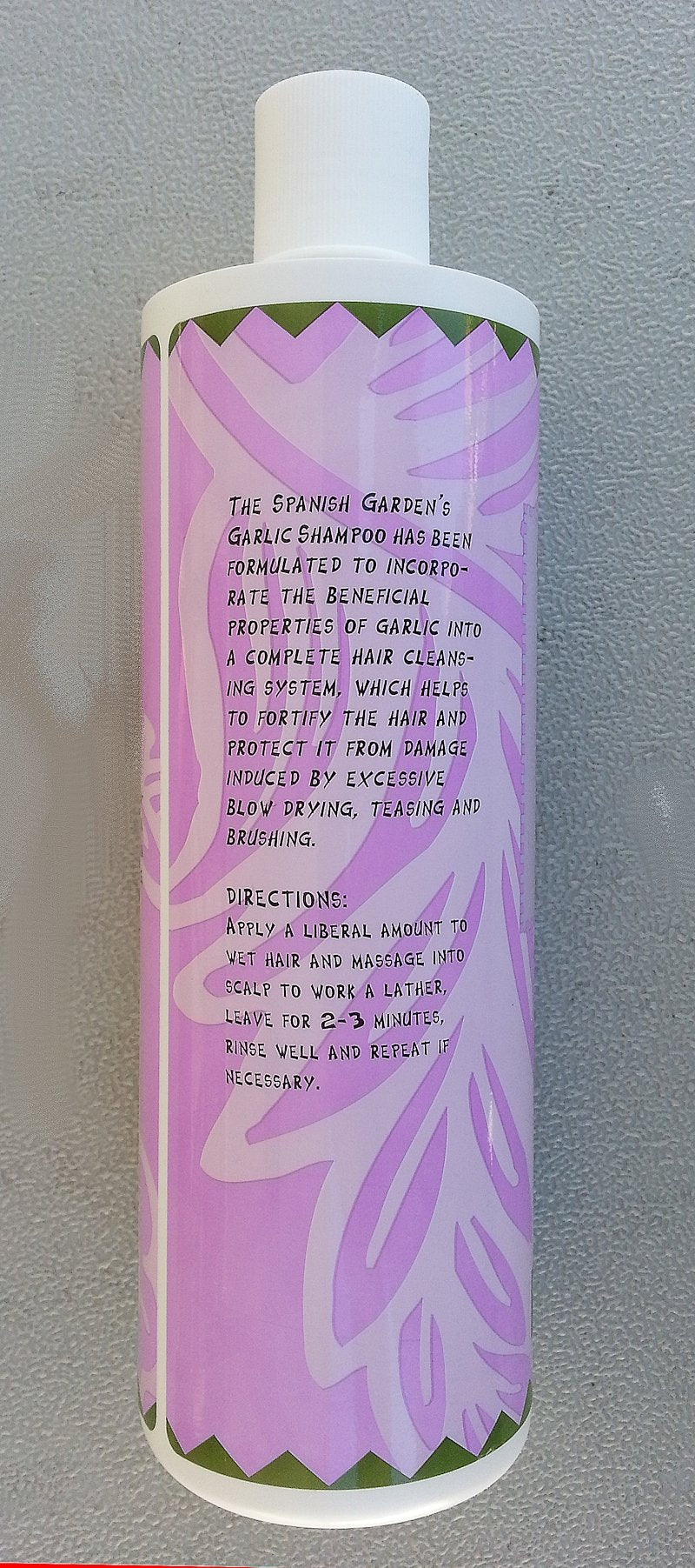 Spanish Garden Original Garlic Shampoo 16 Oz. &