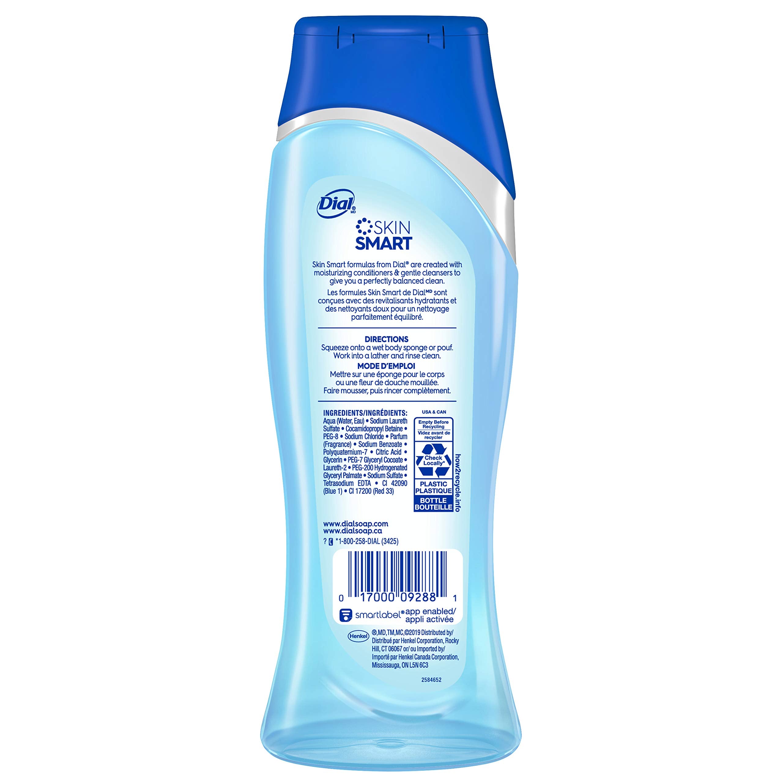 Dial Body Wash Coconut Water And Bamboo Leaf Extract, 16 Ounce (Pack Of 3)