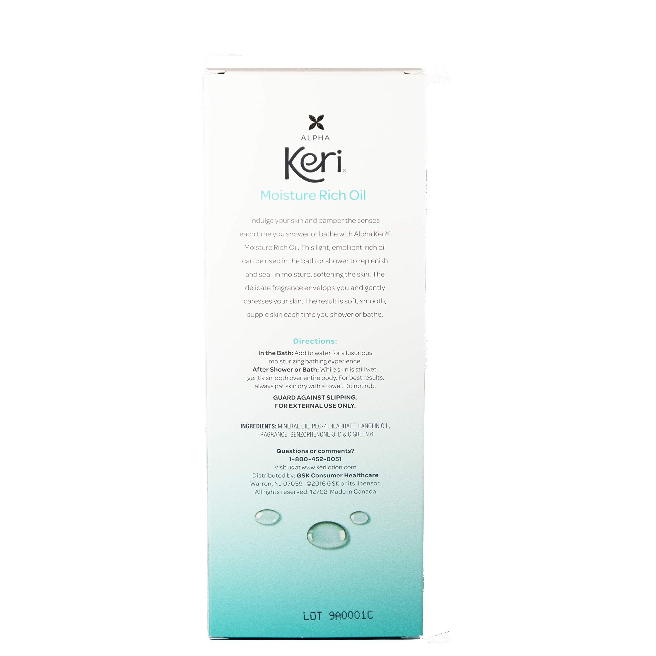 Keri Moisturizing Shower And Bath Oil, 16 Fl Oz