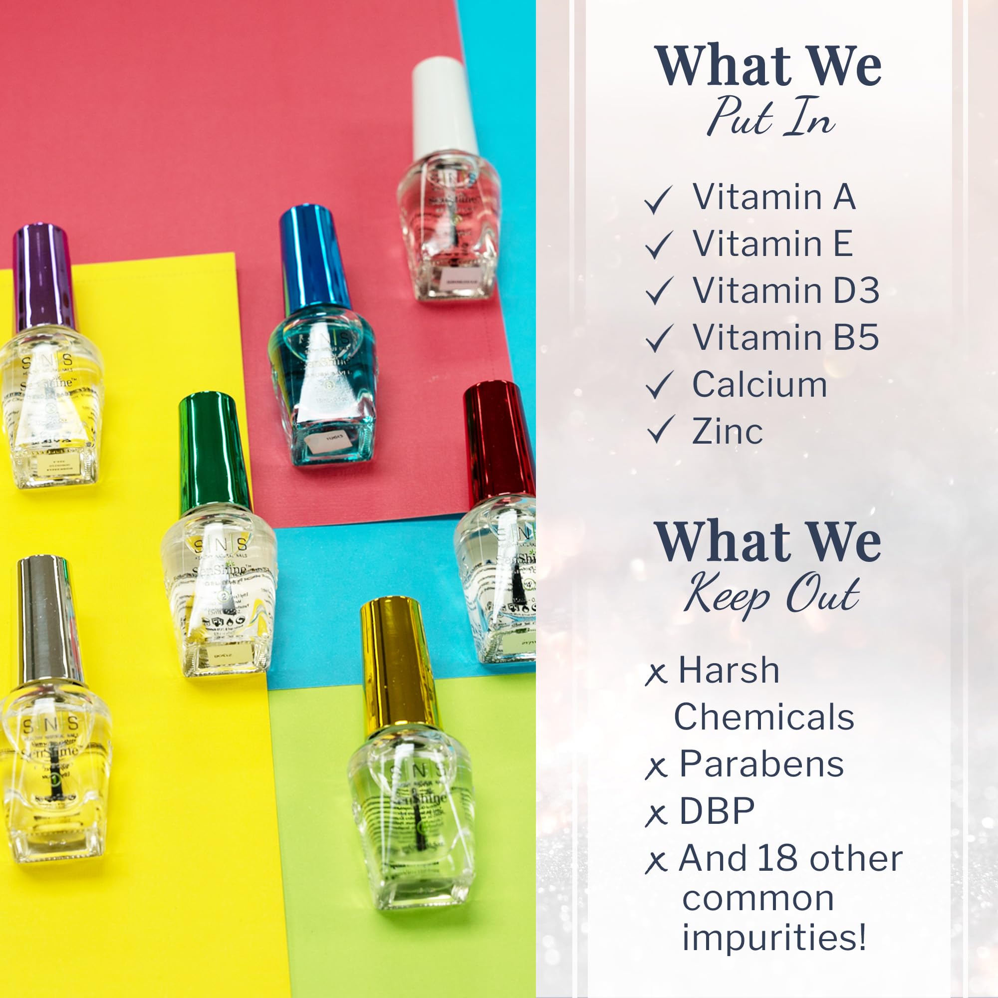 Sns Gel Top Coat Nail Polish For Nail Dip Powder, Senshine Gel Top - Long-Lasting & Fast-Drying Nail Strengtheners Top Coat - Lo