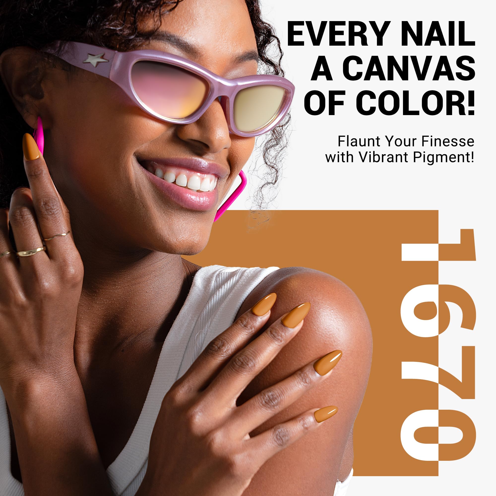 Melodysusie Thick Yellow Gel Nail Polish,0.5Fl Oz Fall Pumpkin Color Soak Off Uv Led Fall Gel Polish Halloween Christmas Gift Fo