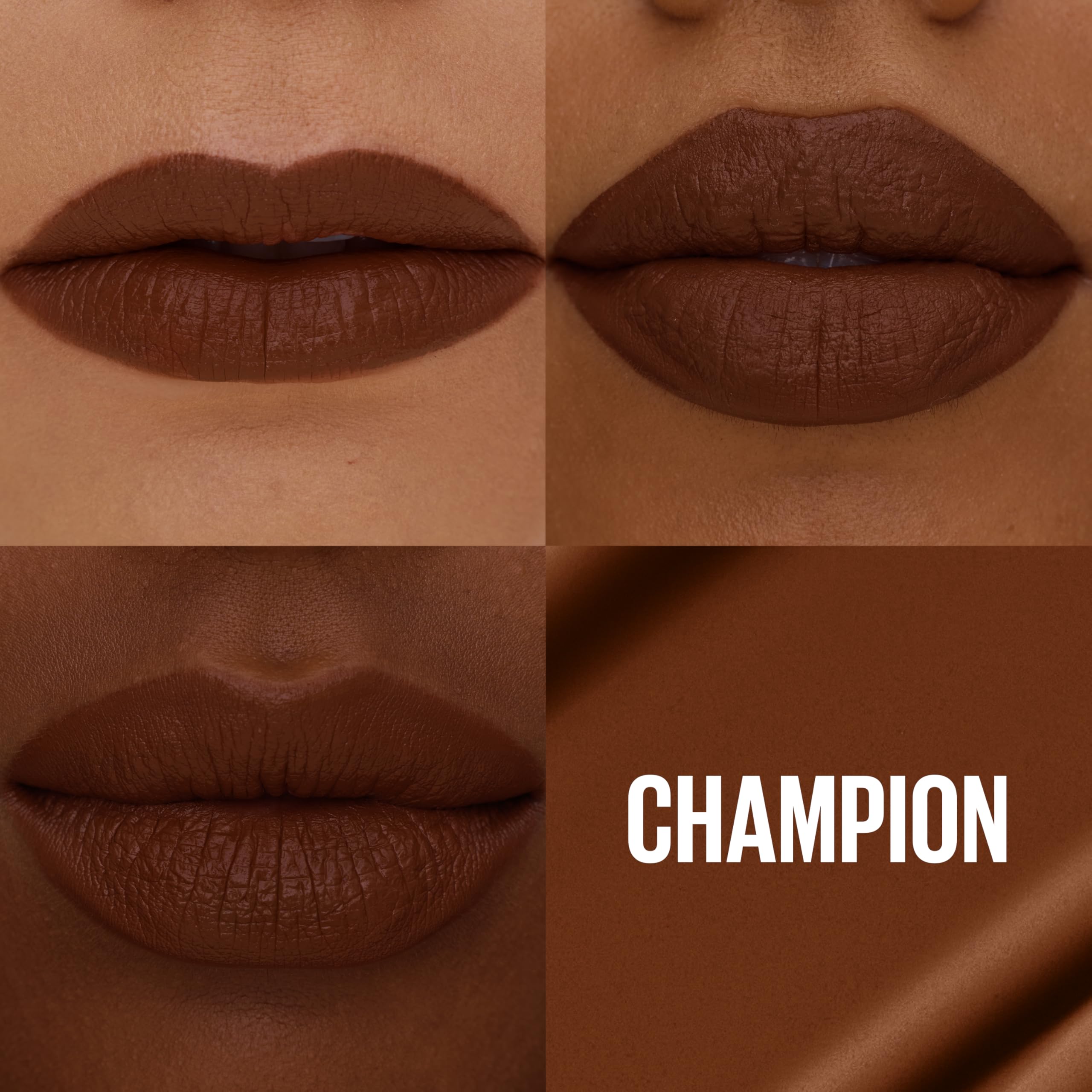 Maybelline Super Stay Matte Ink Liquid Lipstick Makeup, Long Lasting High Impact Color, Up to 16H Wear, Champion (Intense Cool B