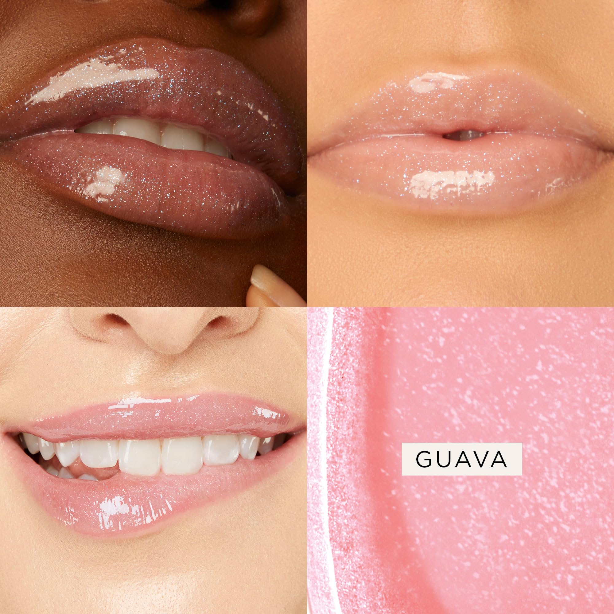 tarte maracuja juicy lip balm gloss - guava (sheer pink with glitter)