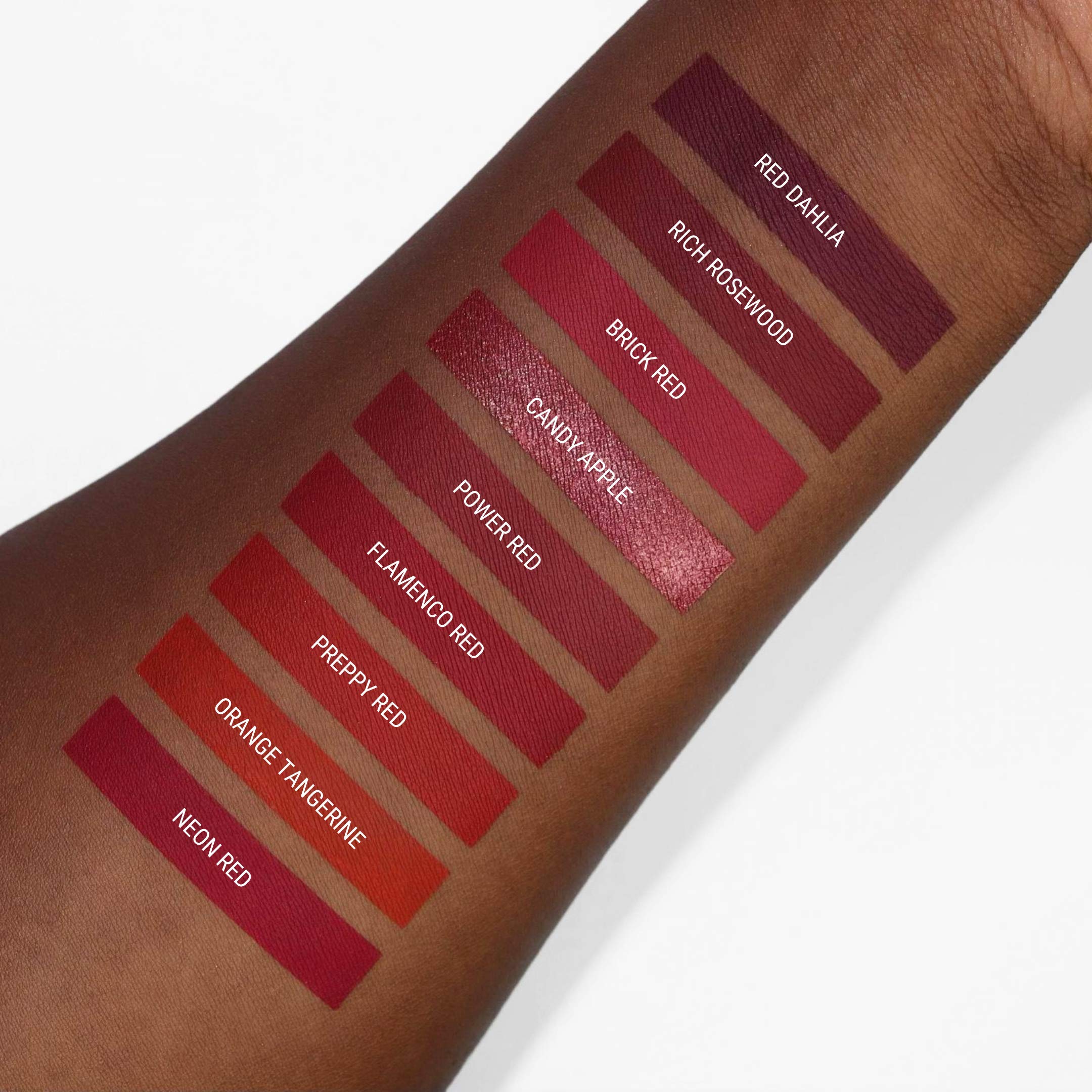 Aromi Bright Red Matte Liquid Lipstick | Red Hot Lip Color, Vegan, Cruelty-Free, Long-Lasting, Smudge Proof, Waterproof, Handmad