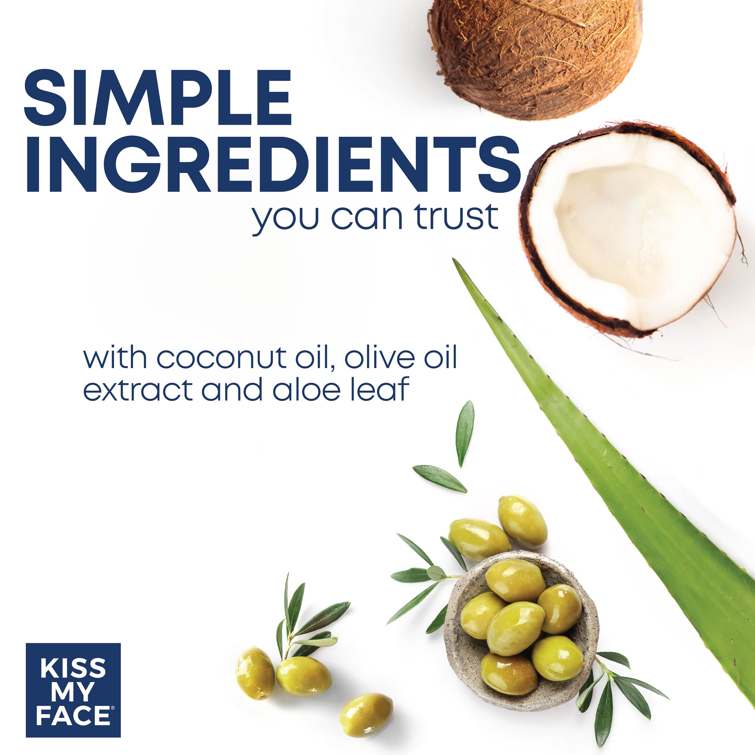 Kiss My Face Fragrance Free Moisture Shave, 4 In 1 Shaving Cream, Cruelty Free And Vegan, With Added Olive Oil And Aloe Leaf Ext