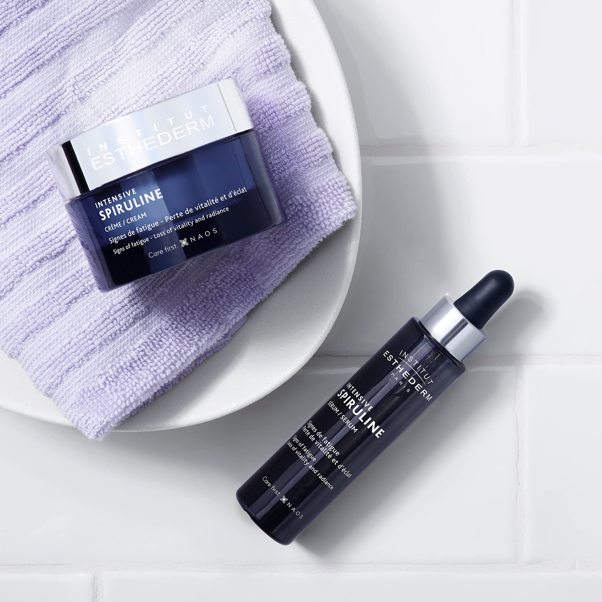 Institut Esthederm - Intensive Spiruline Face Cream - Brightening - Radiance Effect - Tired Skin