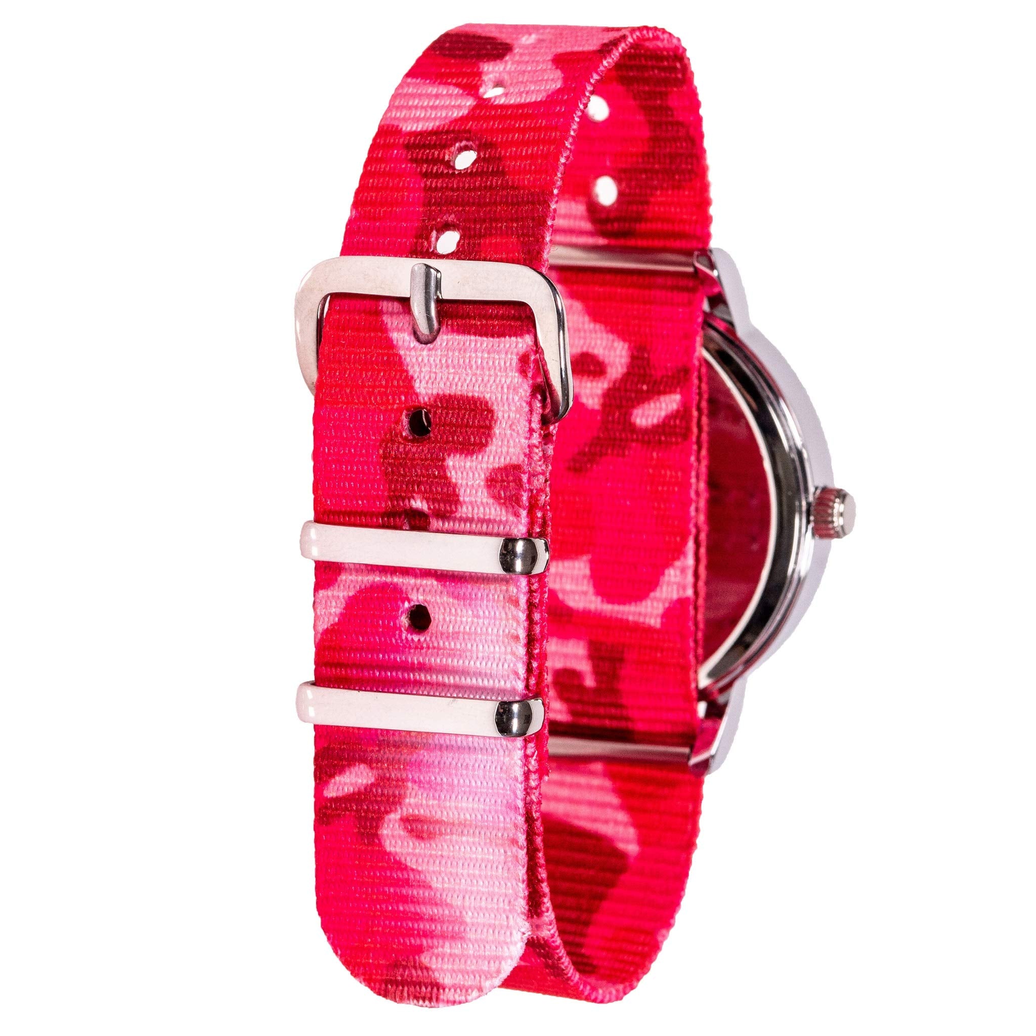 EasyRead Time Teacher Analog Watch for Kids, Fun and Easy to Learn, with 33mm Alloy Case and Nylon Strap, Includes Battery