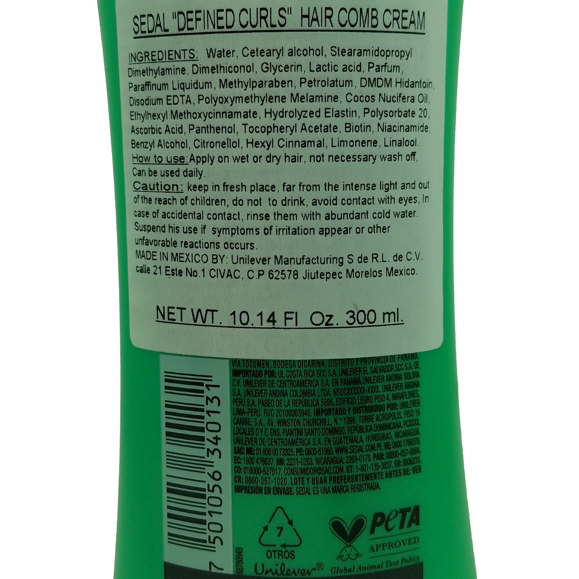 Sedal New formula Combing Curls Obedient Curls 300ml (2 Pack)