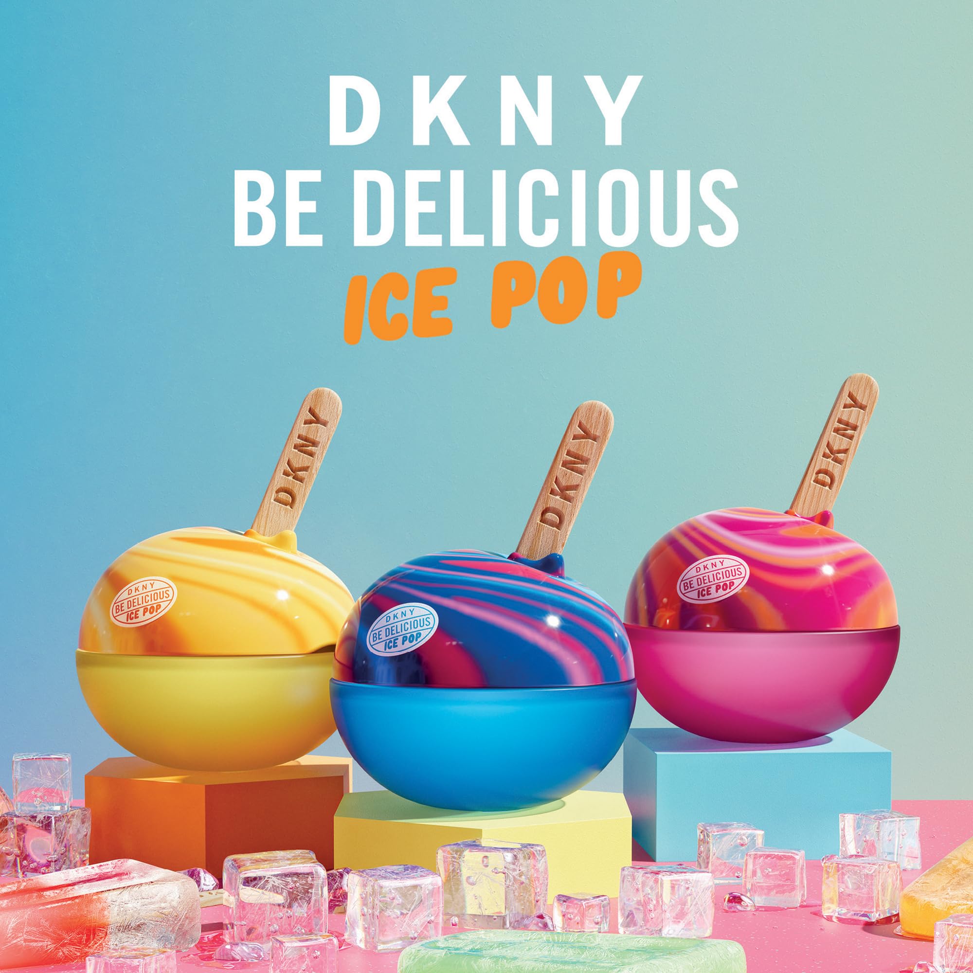 DKNY Be Delicious Ice Pop Eau de Parfum Perfume Spray For Women, Very Cherry, 1.7 Fl. Oz.