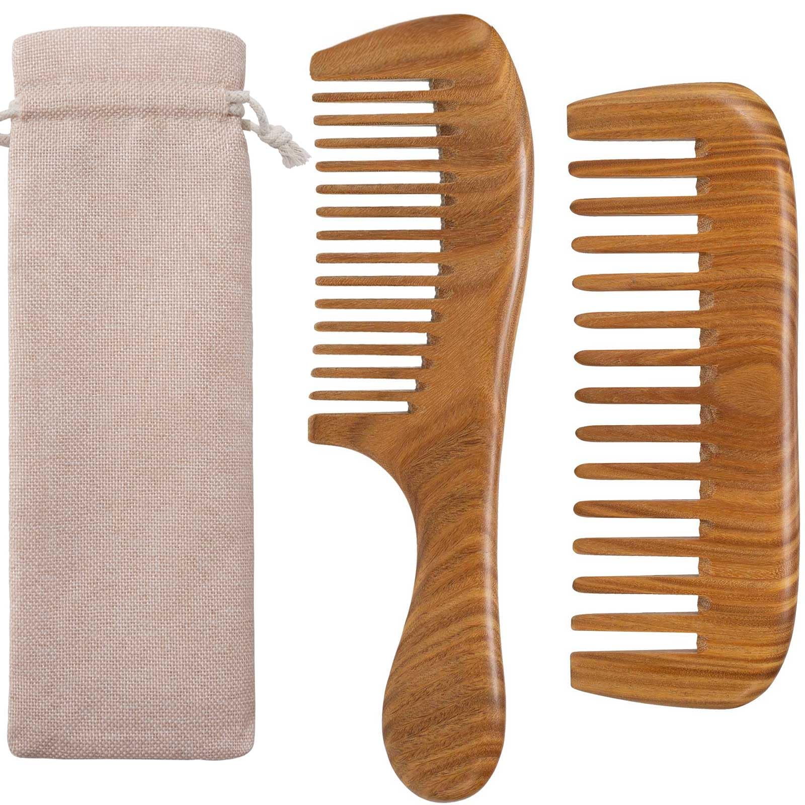 Moreinday Wooden Comb for Women Hair, for Scalp Massage & Distribute Oils