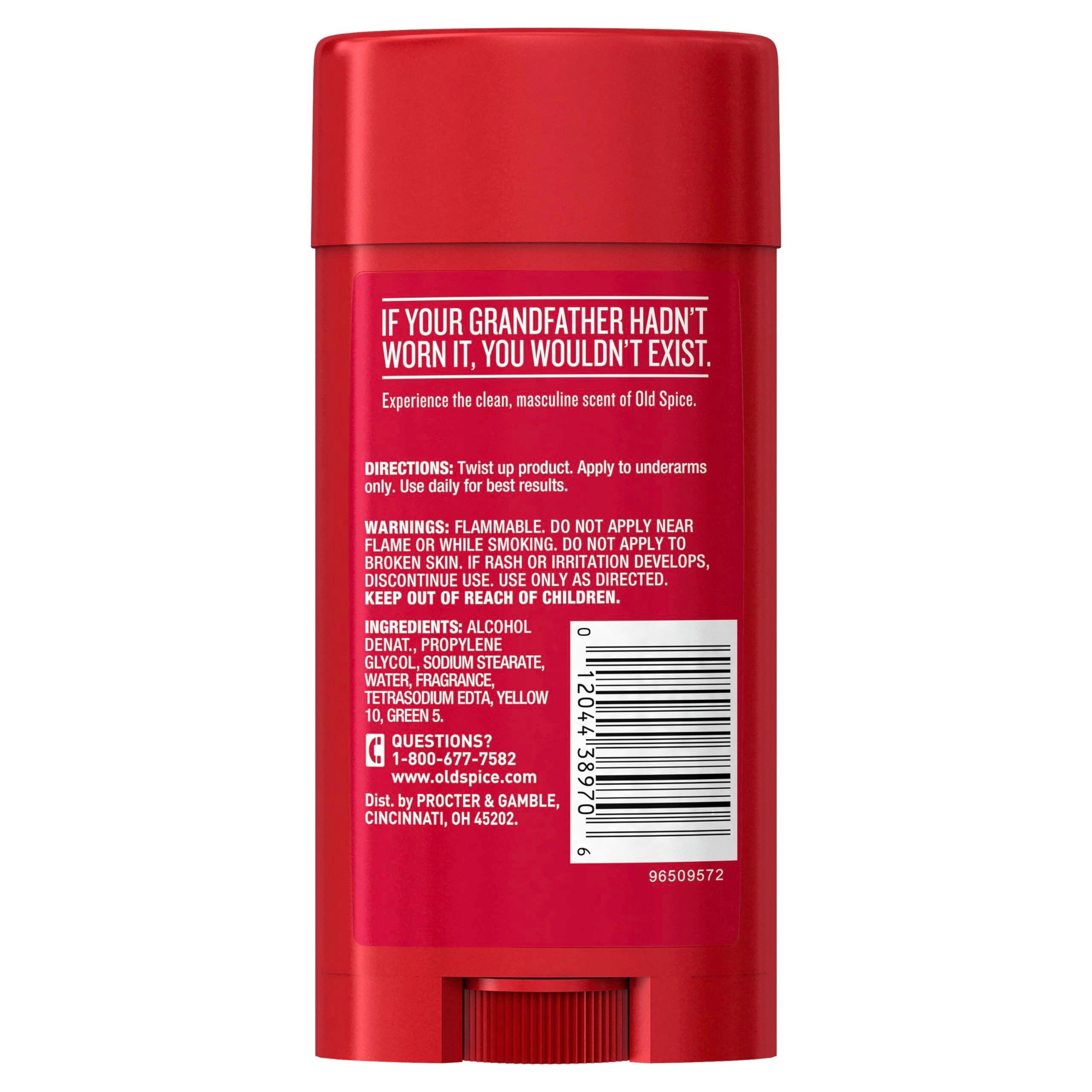 Old Spice Classic Original Scent Deodorant for Men, 3.25 oz