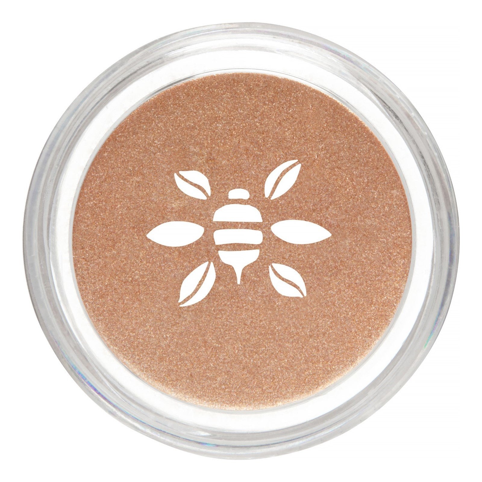 Honeybee Gardens PowderColors, Clean Mineral Eye Shadow in Satin Sheets, Pale Sparkly Peach With Gold Highlights, Versatile, Por