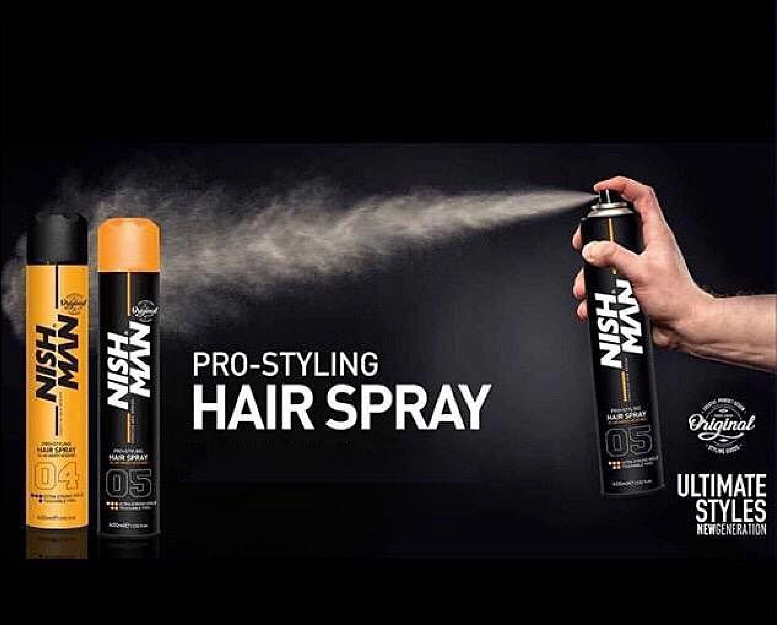 nishman Hair Styling Series (Hair Spray 05, 400ml)
