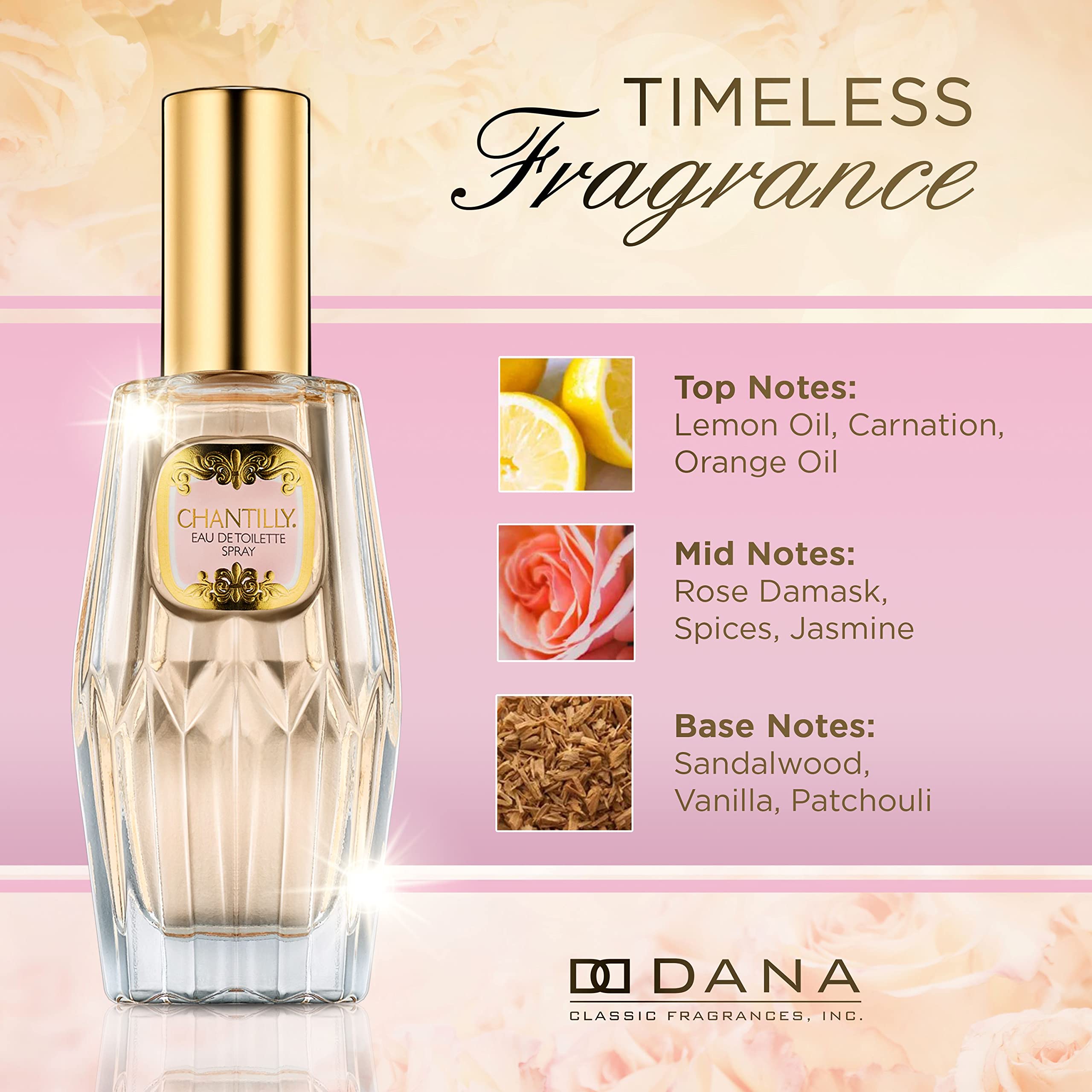 Dana Chantilly Edt Spray 3.5 Oz