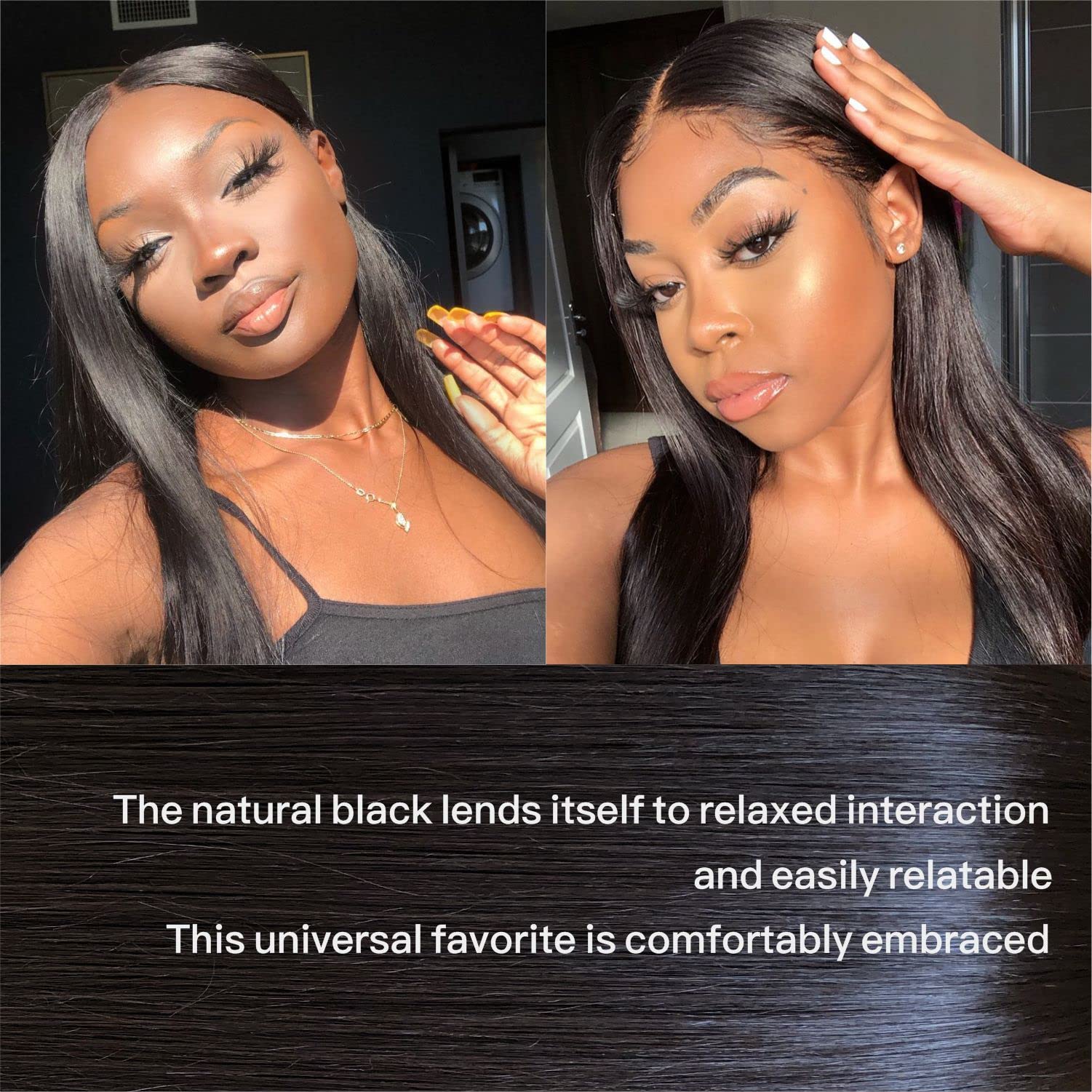 BrownBomb Straight Lace Front Wig Pre Plucked, Synthetic Lace Front Wig Pre Plucked Ready to Wear Glueless Wigs 13X5X1 HD Lace F