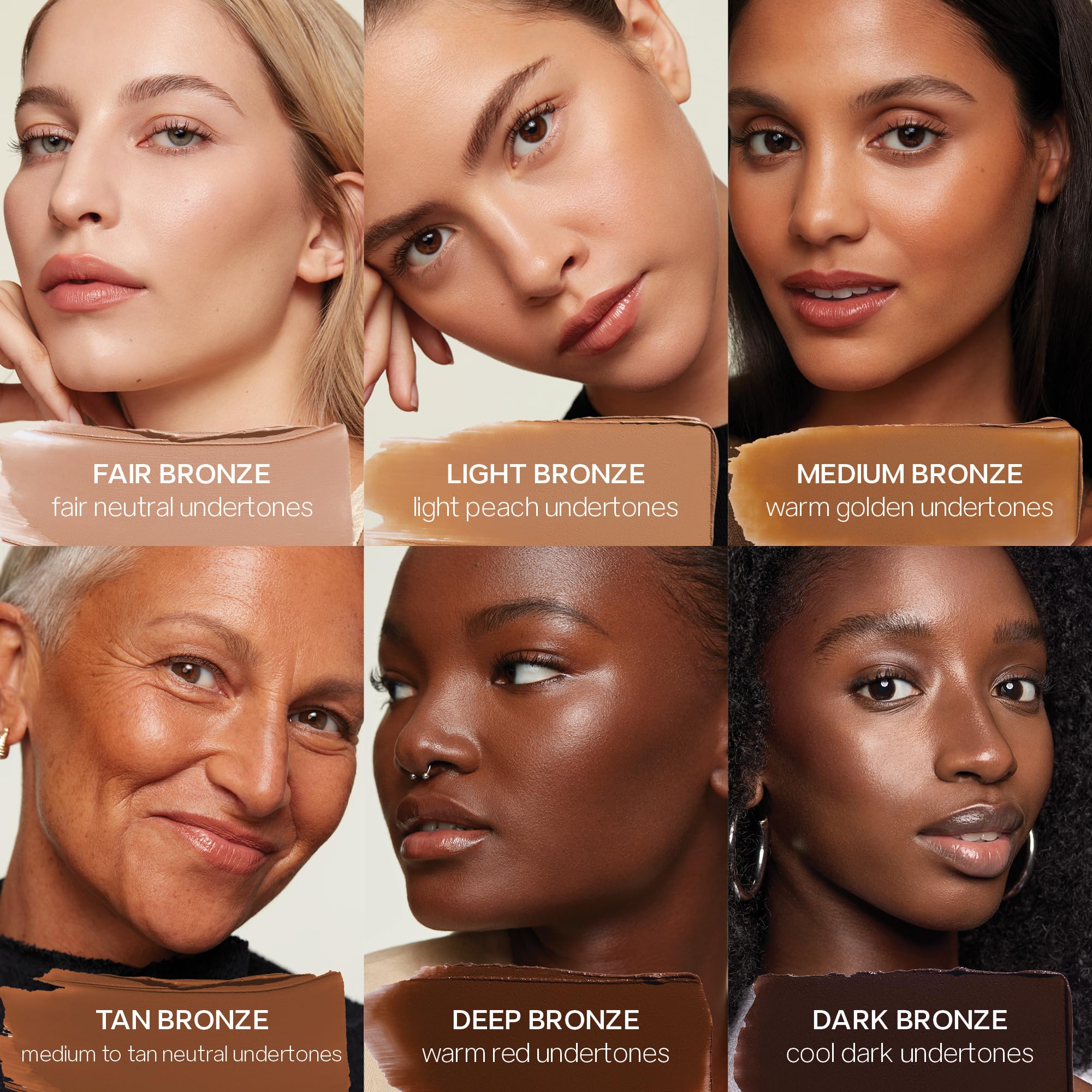 Saie Sun Melt Bronzer - Buildable Cream-Balm Bronzer For Face Sculpting - Cream Contour With Velvet Finish - Fair Bronze (1 Oz)