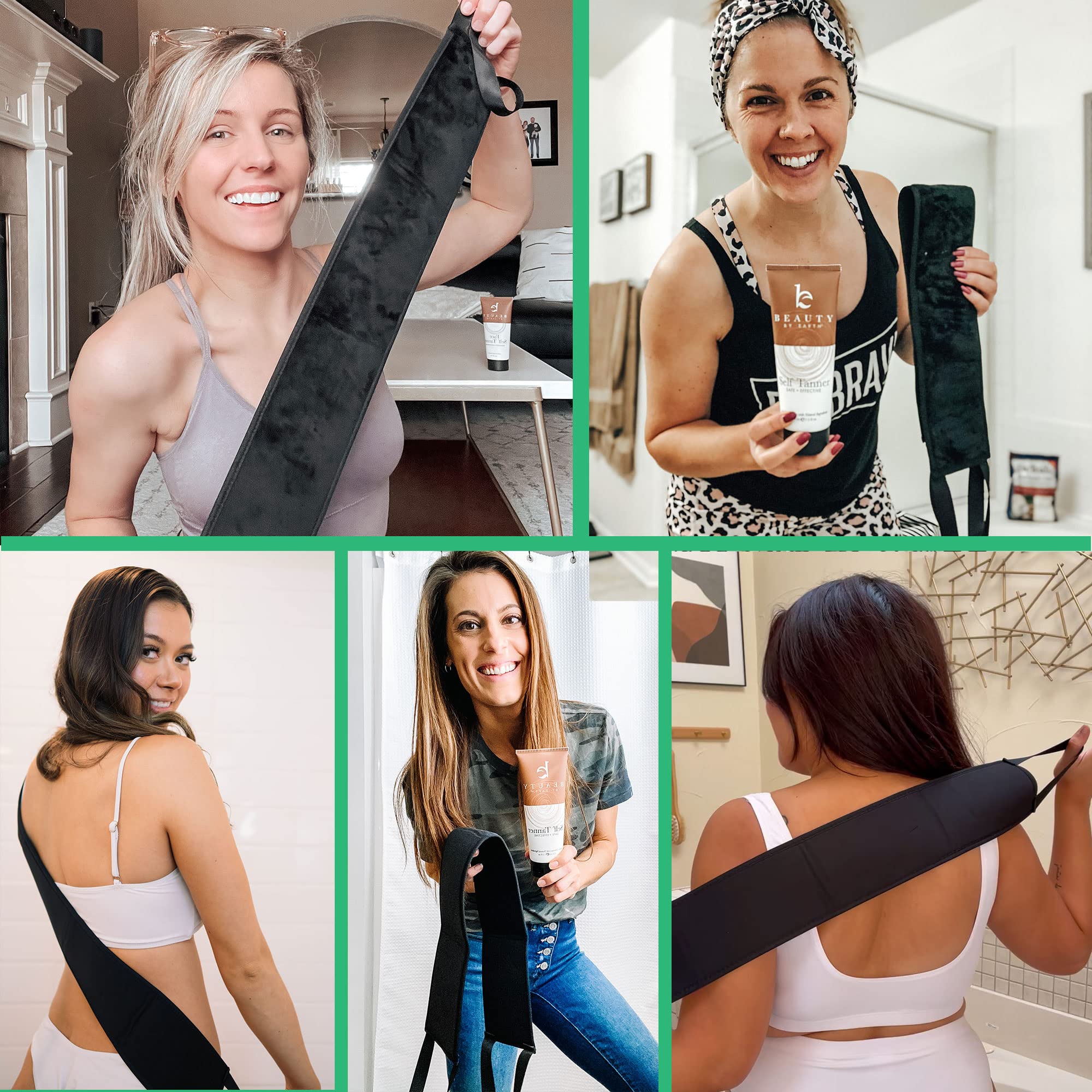 Self Tanner Back Applicator - Use With Self Tanner or Any Self Tan Product, Sunless Tanning Back Applicator, Back Lotion Applica