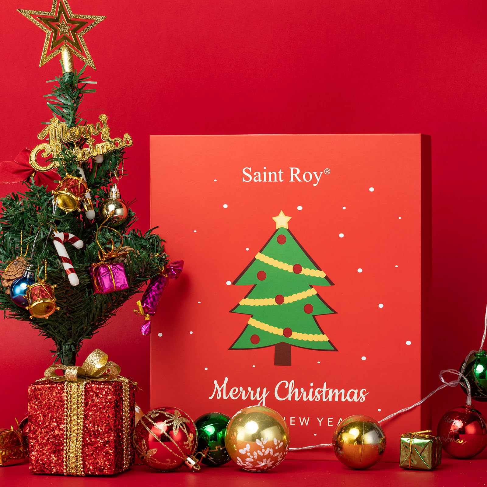 Christmas Gift Set, Bath And Body Gifts Sets For Women, Merry Christmas Surprise Box, 15Pcs Luxury Spa Gifts For Her, Teen Girls