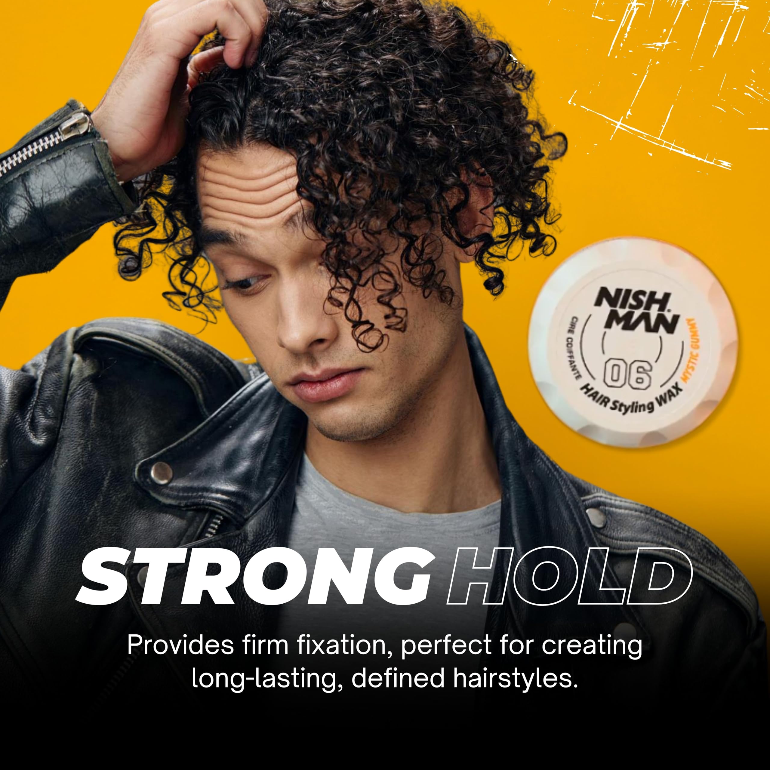nishman Hair Styling Series (06 Mystic Gummy AQUA WAX, 150ml)