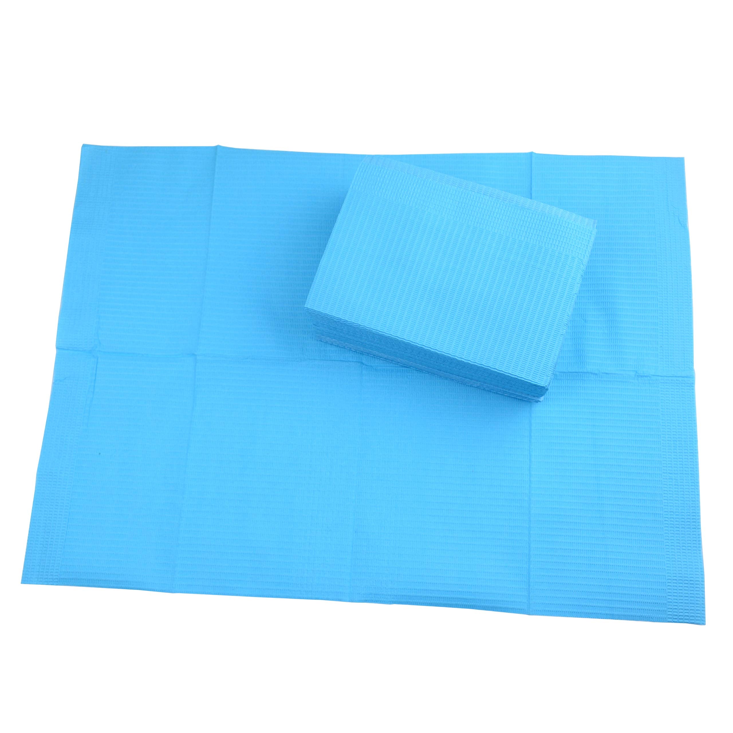 AebDerp 125Pcs Disposable Nail Art Tattoo Paper Towels Table Mat, 3-Ply Waterproof Tattoo Bibs Sheets Nail Desk Mat, Tattooing T
