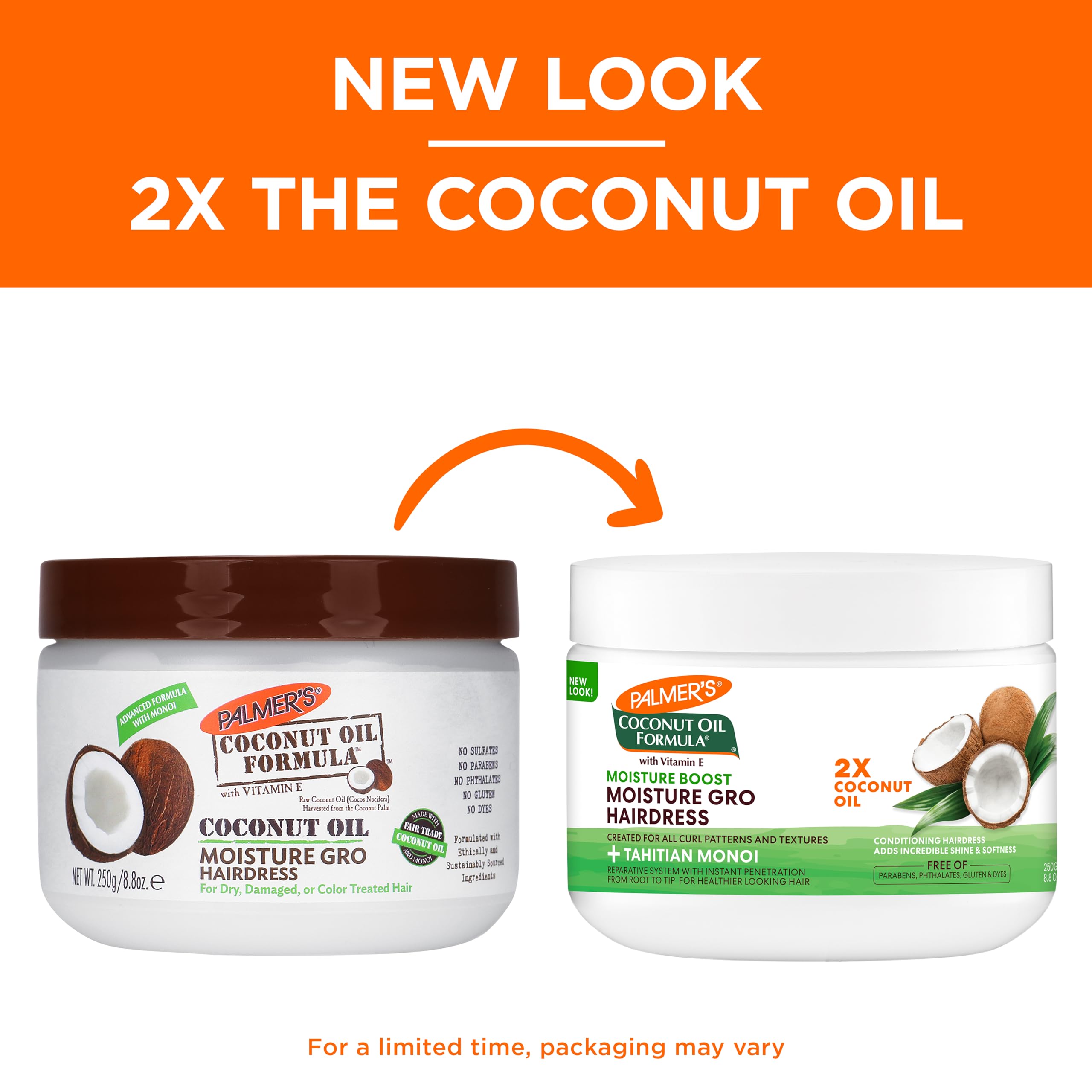 Palmer'S Coconut Oil Formula Moisture Gro Hairdress, 8.8 Ounce