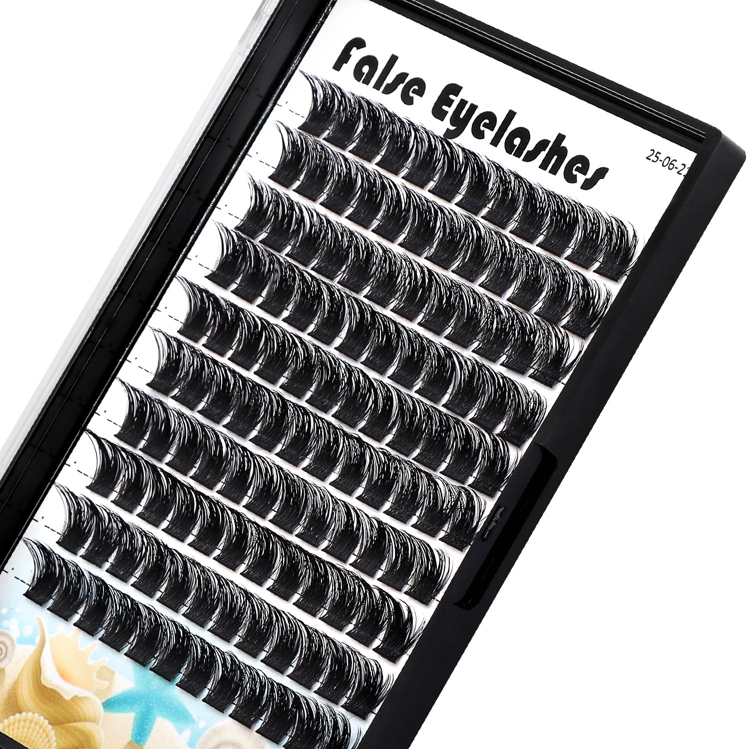 Large Tray- 10-20Mm Available 120 Pcs D Curl Cluster Eyelashes Makeup Volume Eye Lashes Extensions Natural Long Wide Stem Indivi