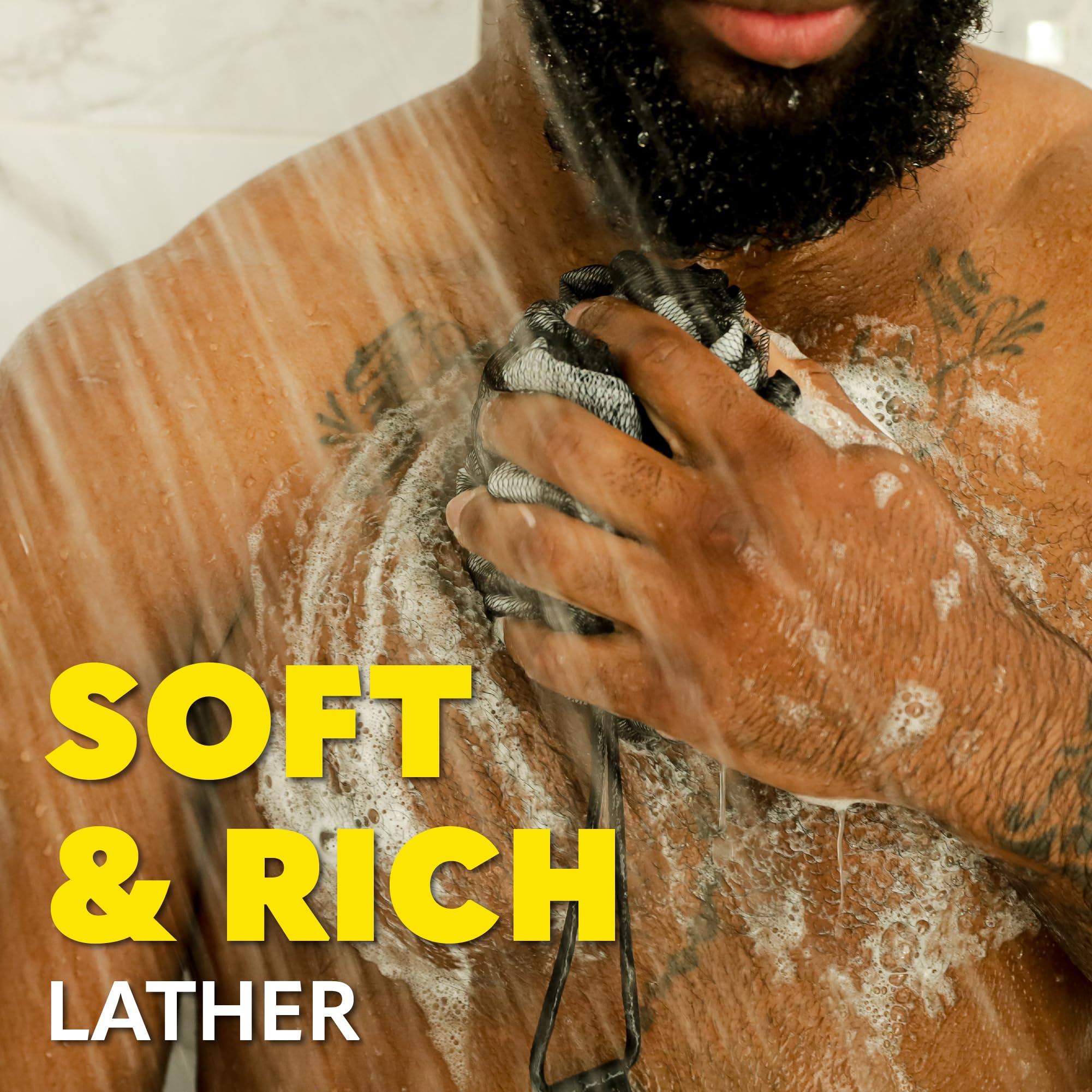 Beard Club Fresh Water Body Wash: Invigorating All-In-One Shower Gel For Men, Deep Cleansing & Moisturizing Formula, Sulfate-Fre