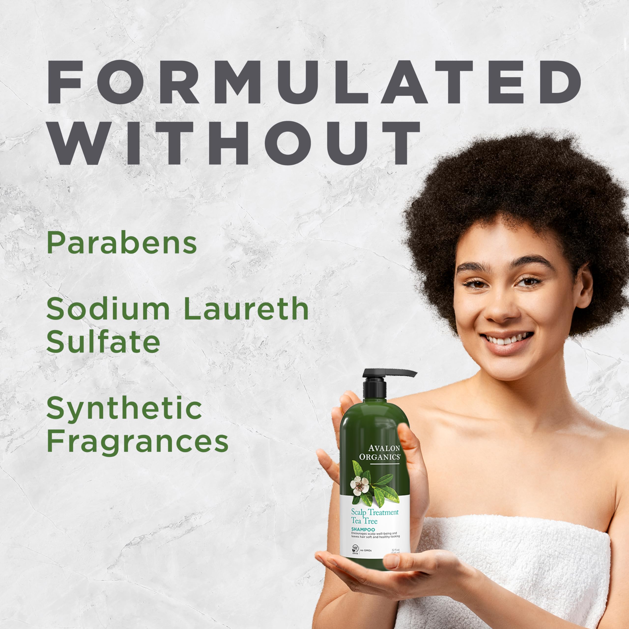 Avalon Organics Shampoo, Scalp Treatment Tea Tree, 11 Oz