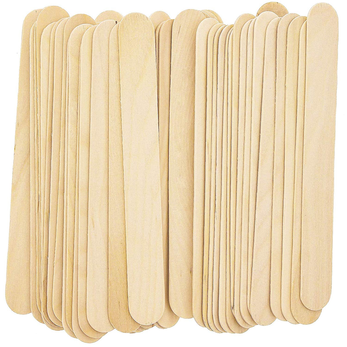 Professional Large Wax Waxing Wood Body Hair Removal Sticks Applicator Spatula (200 Pcs)