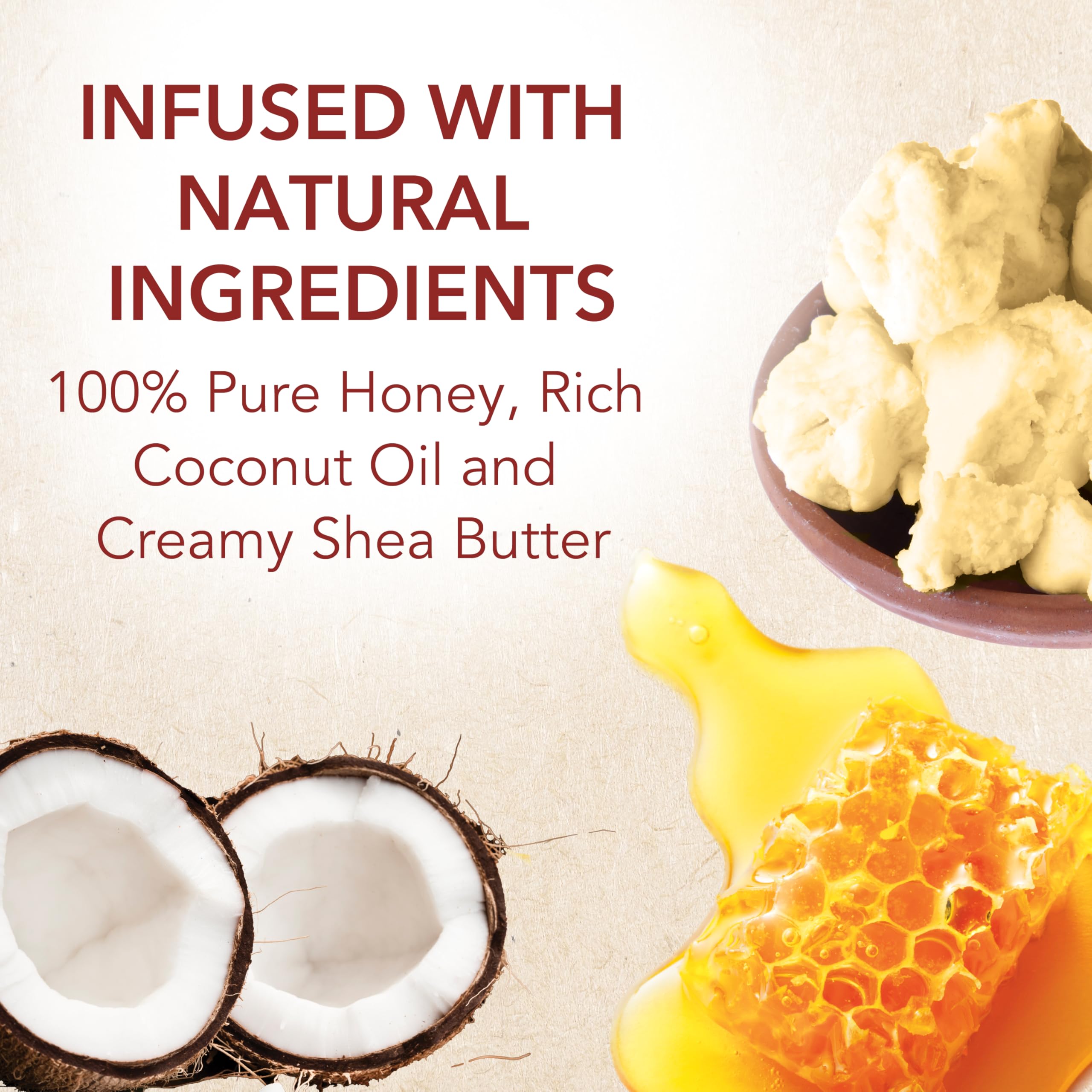 Coconut Oil & Shea Butter Shampoo By Creme Of Nature,Dry Defense For Damaged Hair, Formula With Pure Honey, 12.07 Fl Oz