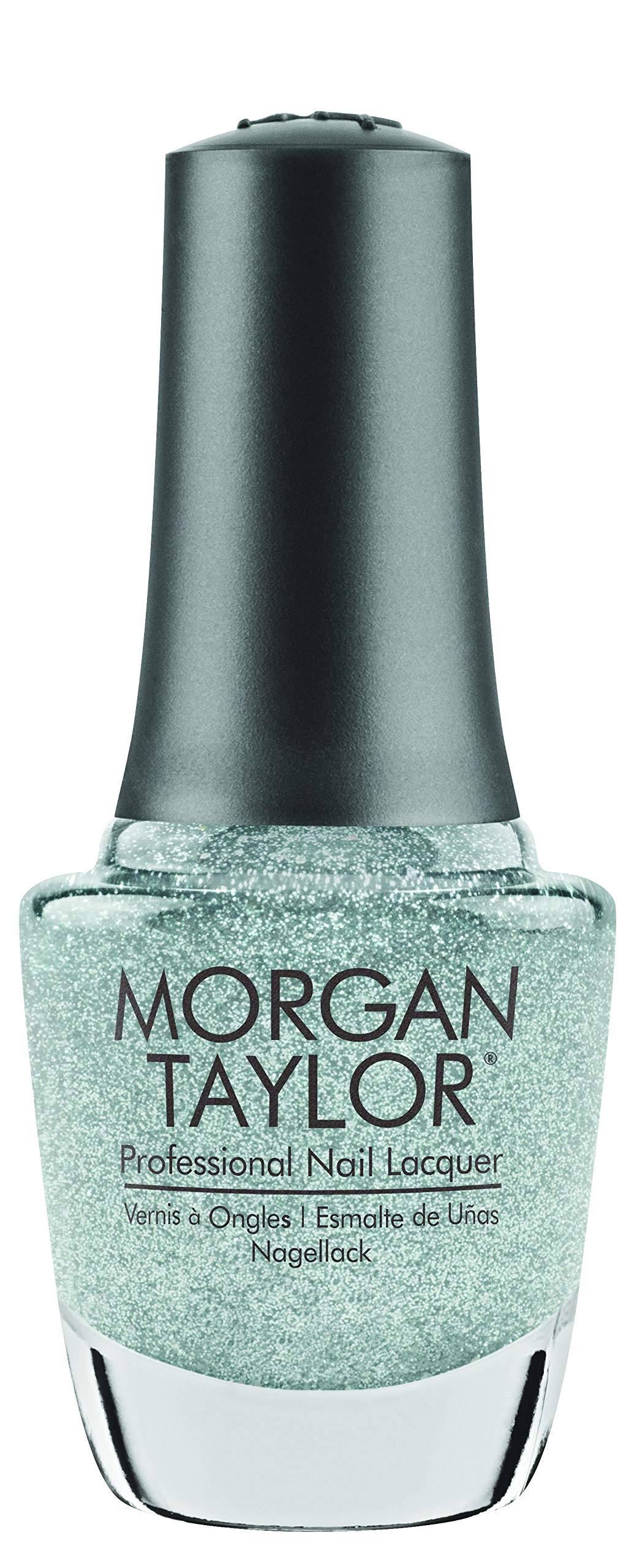 Morgan Taylor Nail Lacquer (A-Lister) Sparkle Nail Polish, Finger Nail Polish, Long Lasting Nail Polish, Sparkle Nail Lacquer, F