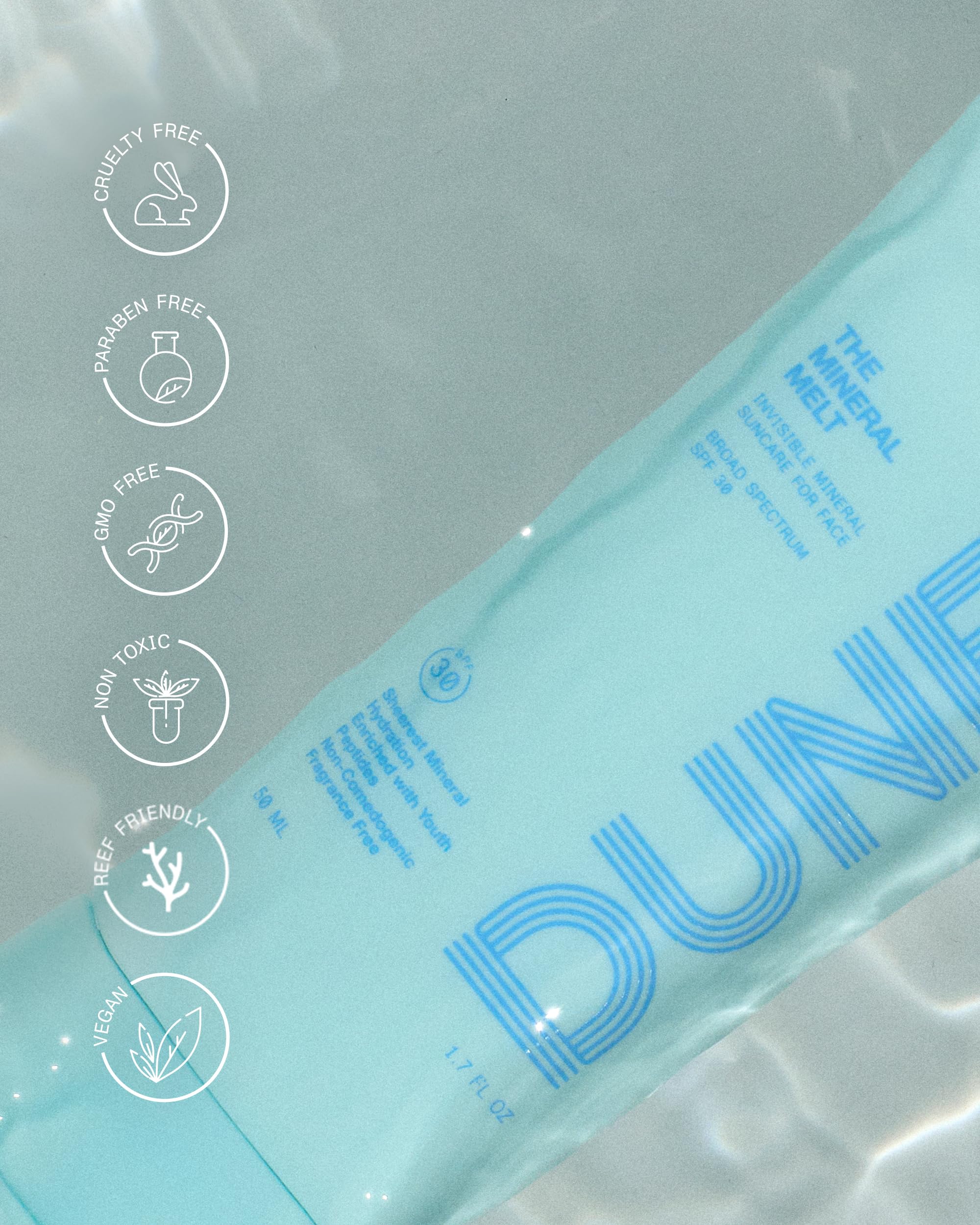 The Mineral Melt - Award-Winning Broad Spectrum Spf 30 Mineral Sunscreen. Clinically-Proven Anti-Aging, Sun Protector Hydrating,