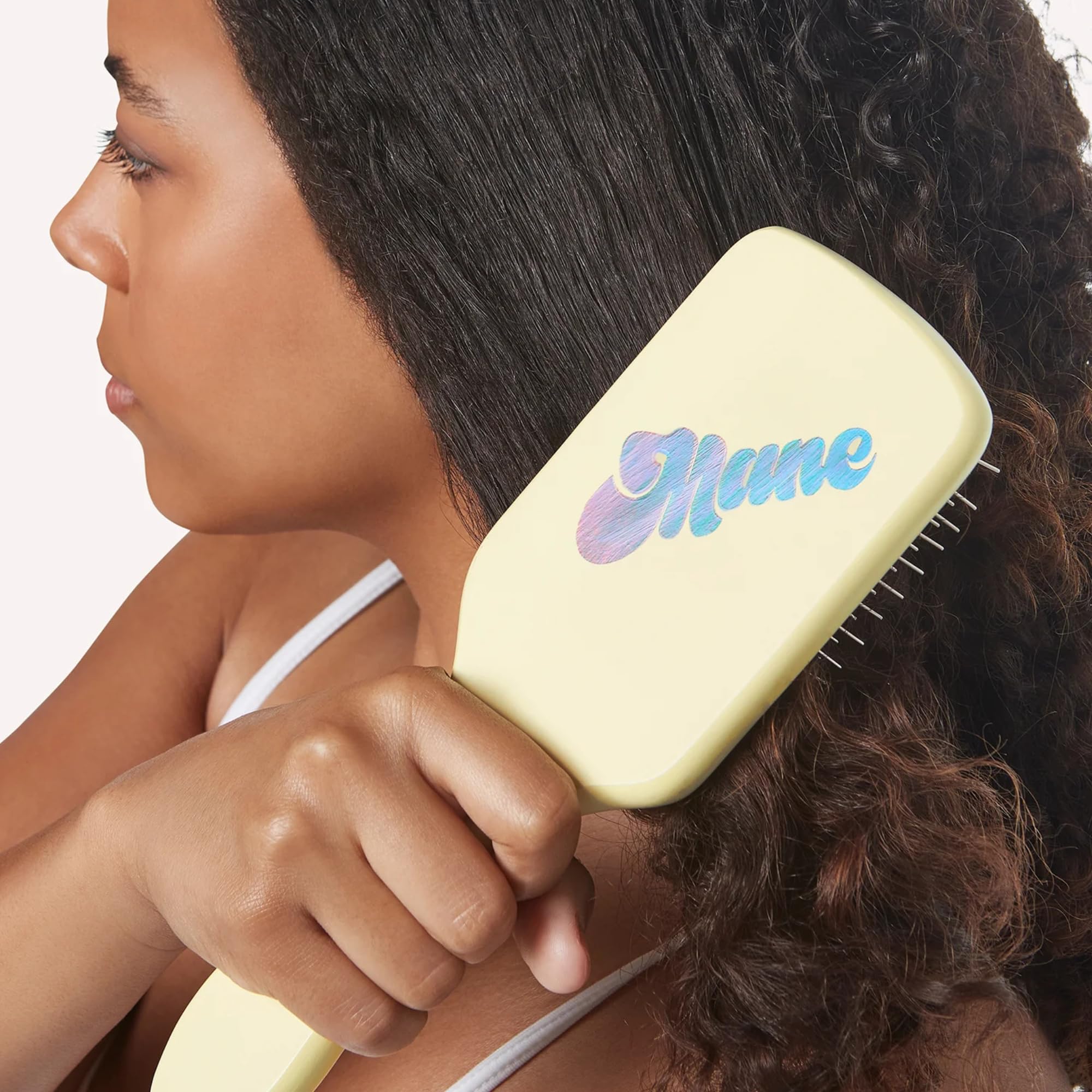 Mane Ready or Knot Detangling Brush - Anti-Static Hair Brush with Durable Metal Bristles for a Gentle Scalp Massage - Smooths Ha