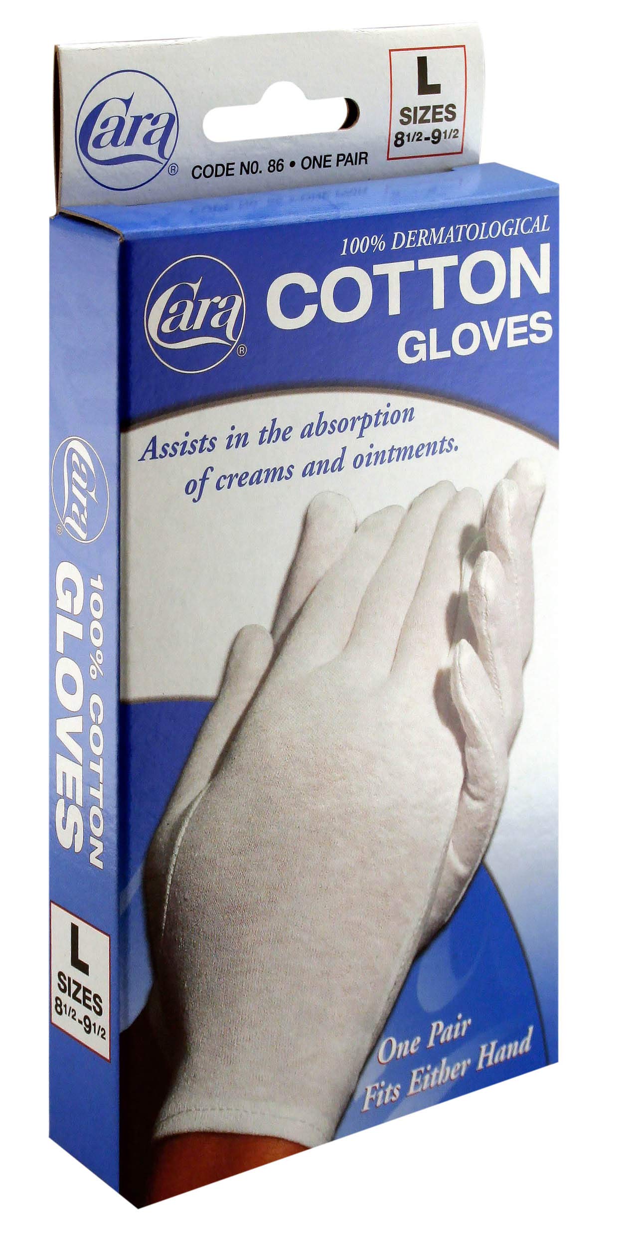 Cara 86 Large Cotton Derm Glove