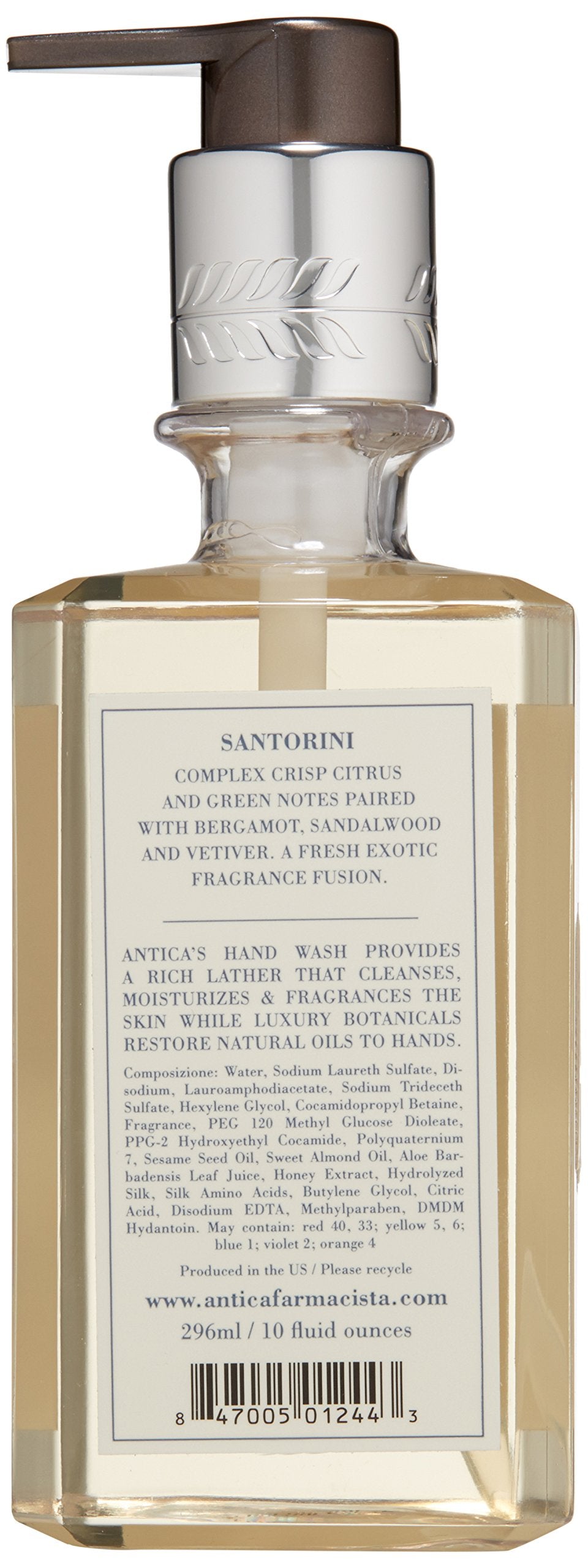 Antica Farmacista Santorini Hand Wash, 10 Fl Oz