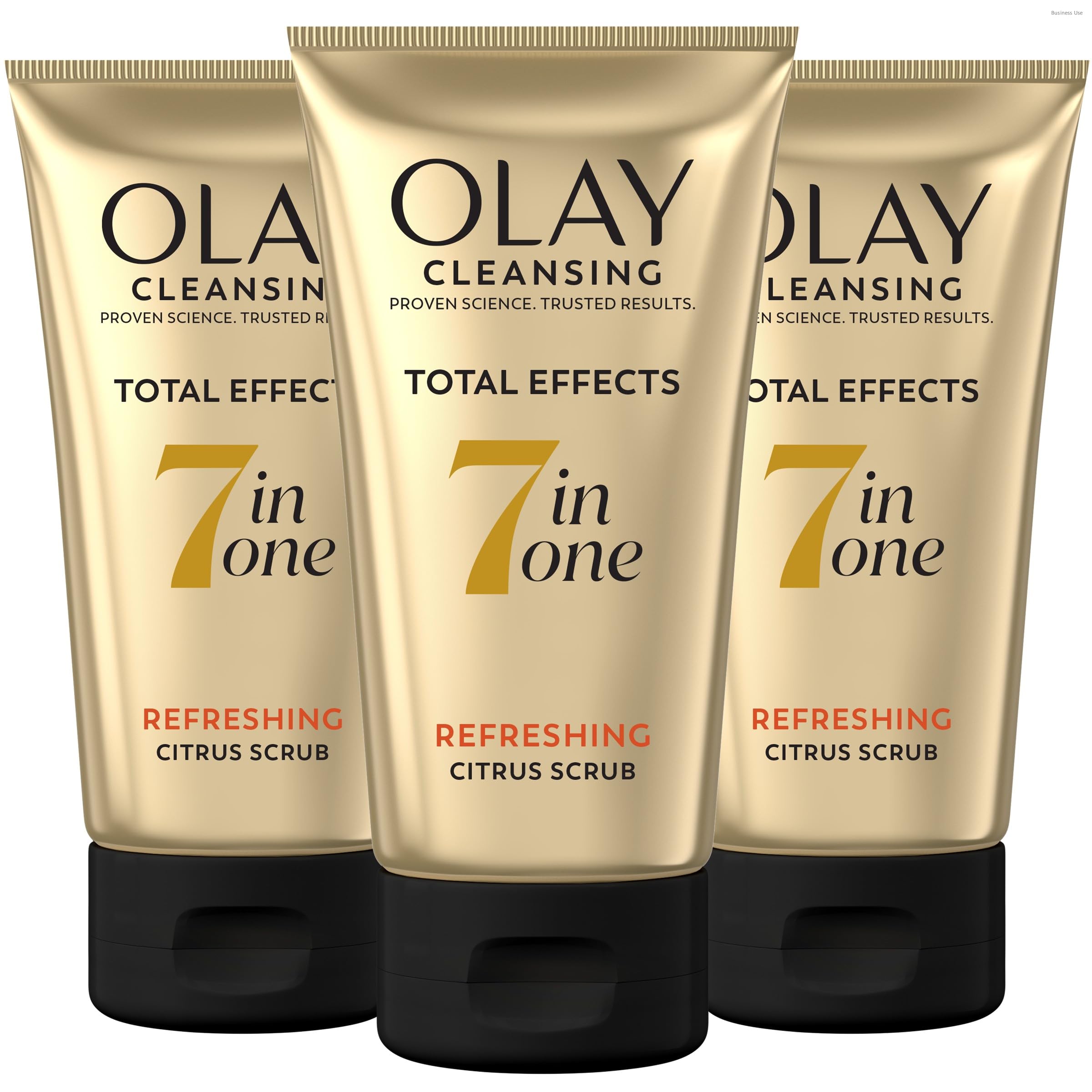 Olay Total Effects Refreshing Citrus Scrub Facial Cleanser, 5 oz (Pack of 3)