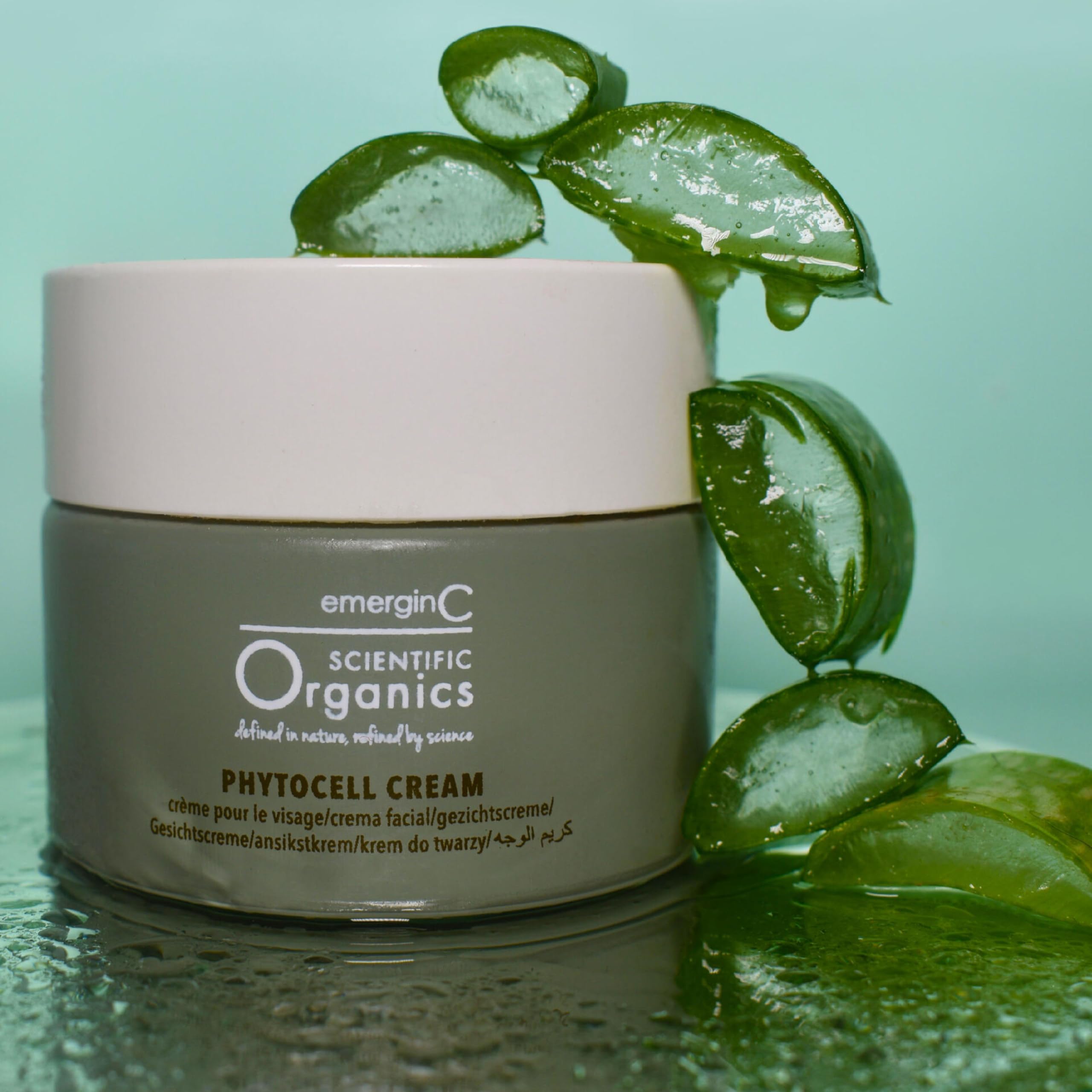 emerginC Scientific Organics Phytocell Anti-Aging Cream - Facial Moisturizer with Plant Stem Cells for Radiant Complexion and Sk