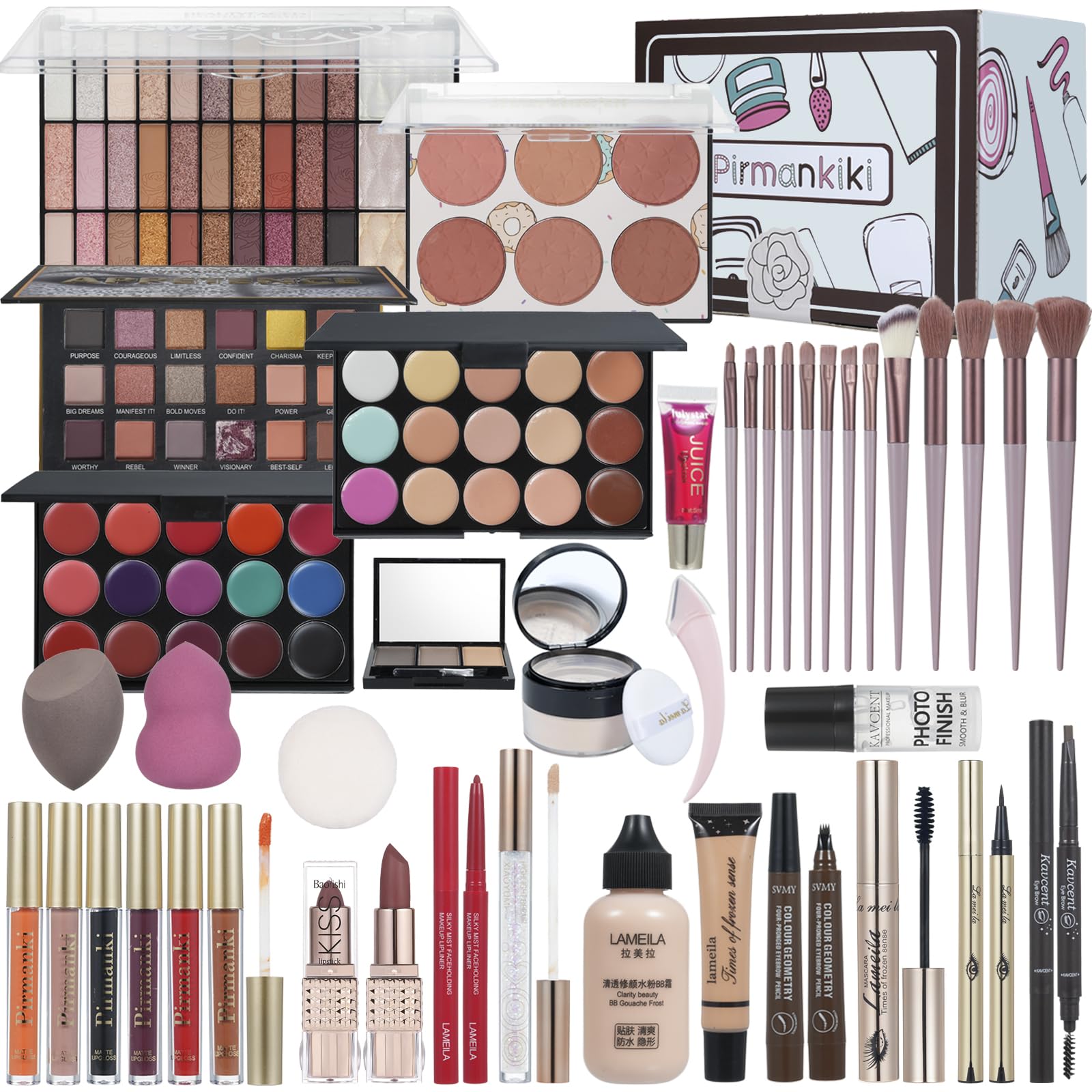 All in One Makeup Kit for Women Full Kit, Makeup Gift Set for Girls & Teen, Travel Makeup Set, Professional Makeup Kit Includes 