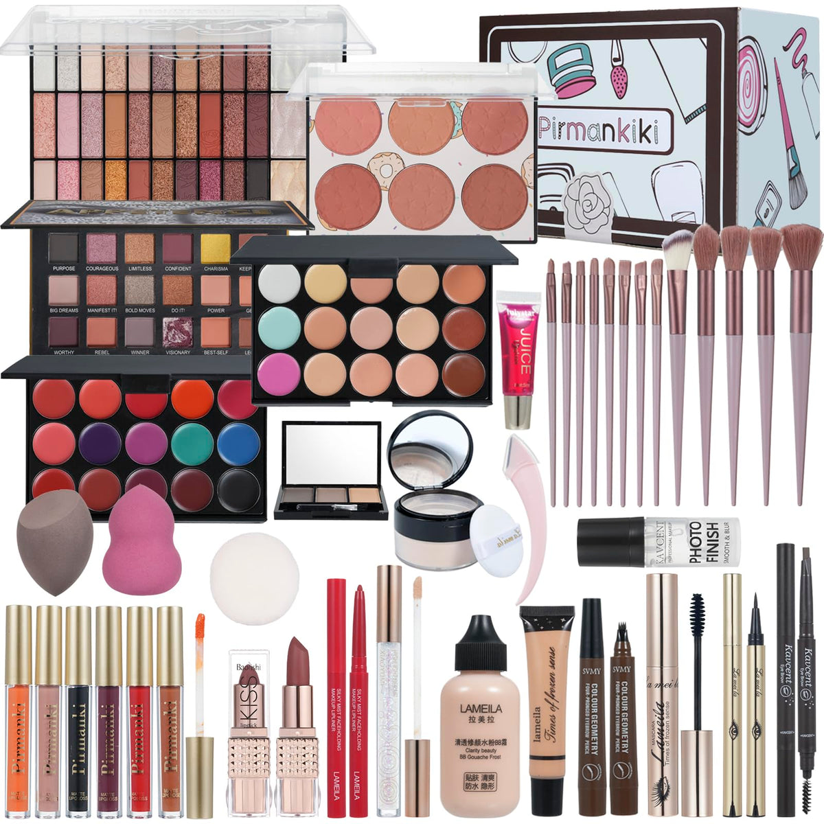 All in One Makeup Kit for Women Full Kit, Makeup Gift Set for Girls & Teen, Travel Makeup Set, Professional Makeup Kit Includes 