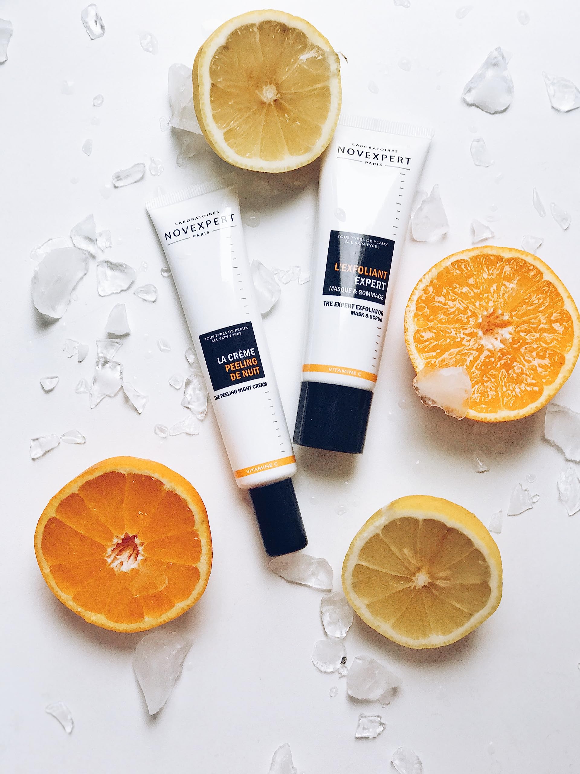 Novexpert The Peeling Night Cream - Visibly Brighter Skin - Smooth And Radiant Complexion - Deeply Exfoliates And Nourishes - Hy