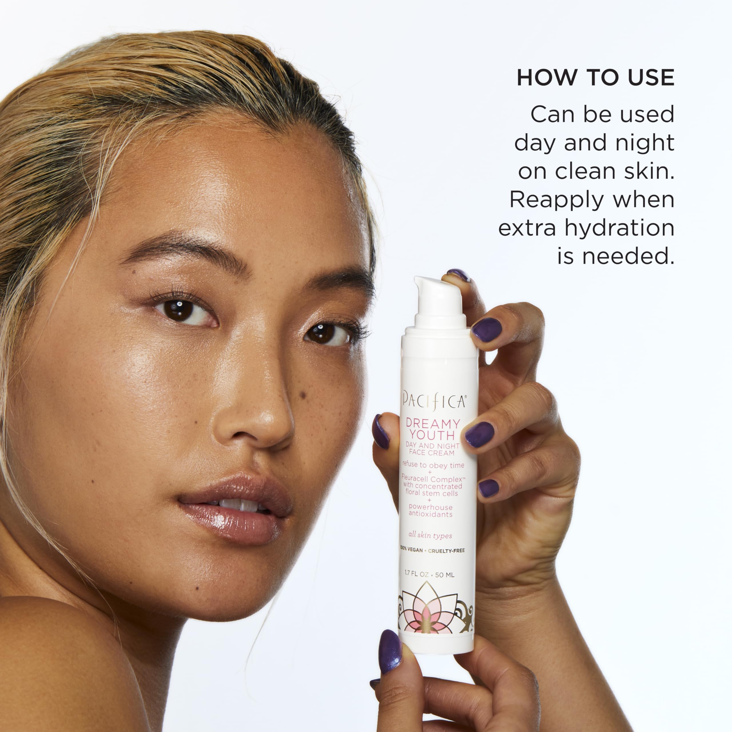 Pacifica Beauty Dreamy Youth Day and Night Face Cream - 2 Pack - Moisturizer - For Dry and Aging Skin - Peptides, Grapeseed Oil,