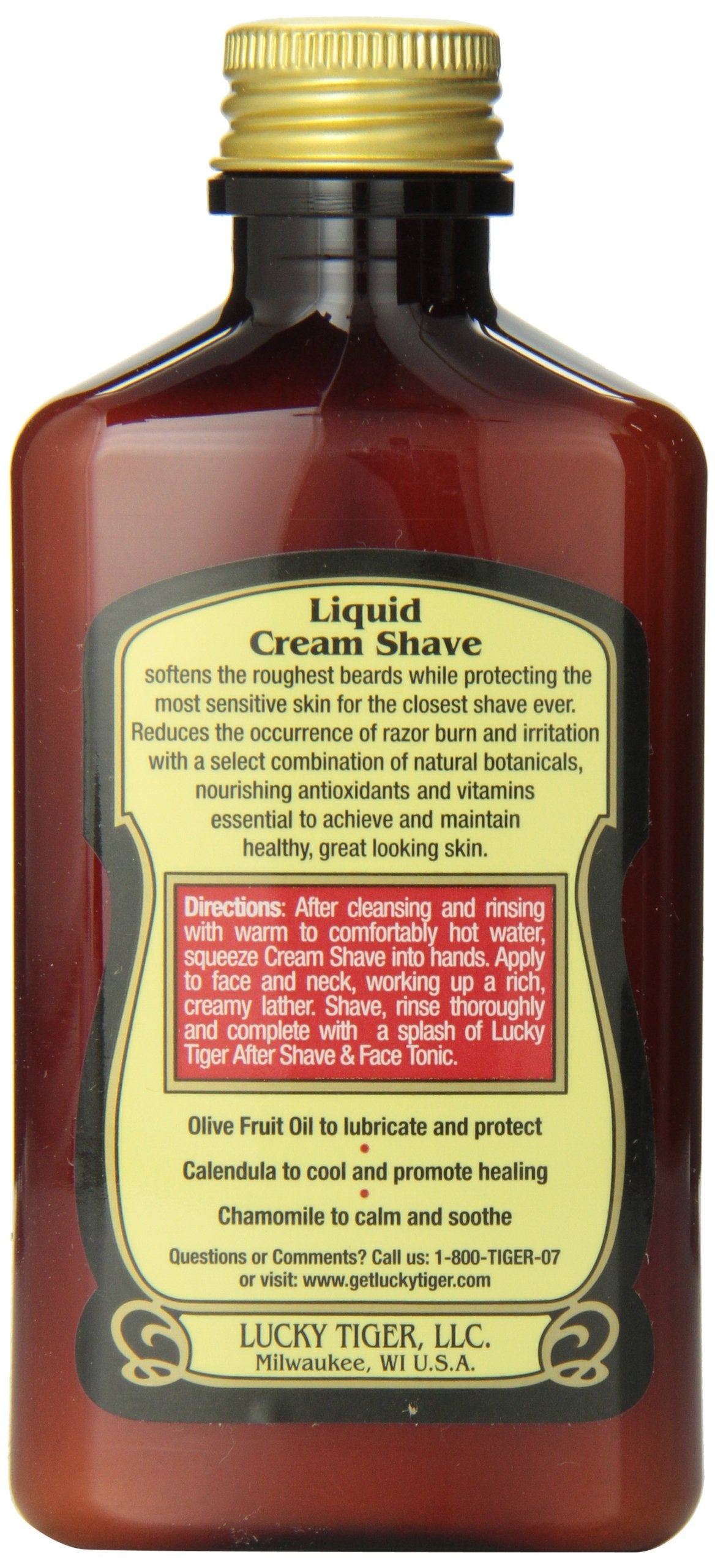Lucky Tiger Lucky Tiger Liquid Cream Shave, 5 Oz, 5 Oz